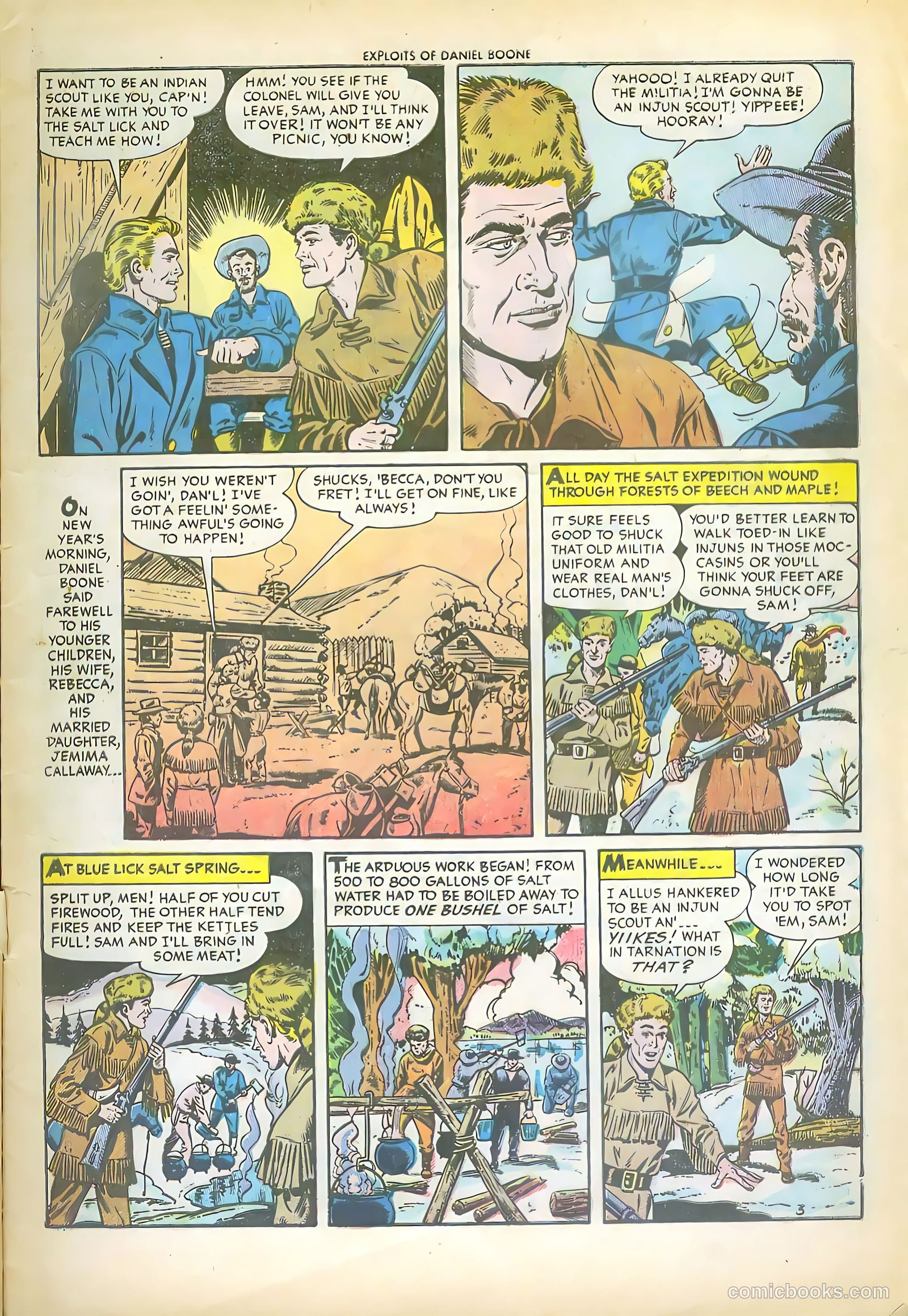 Exploits of Daniel Boone #1 — page 5 of 36