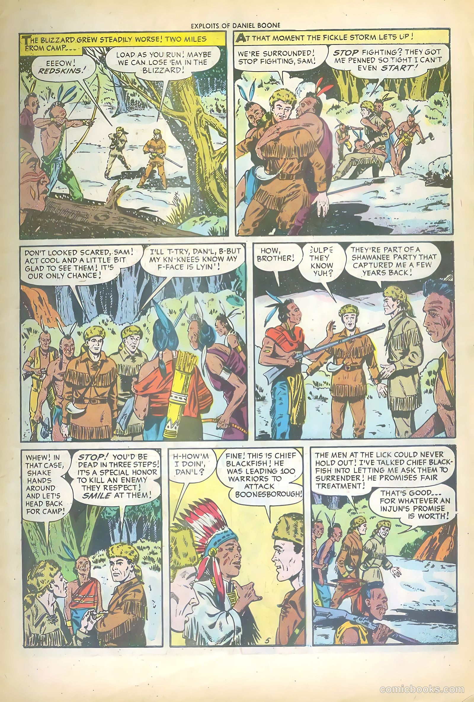Exploits of Daniel Boone #1 — page 7 of 36
