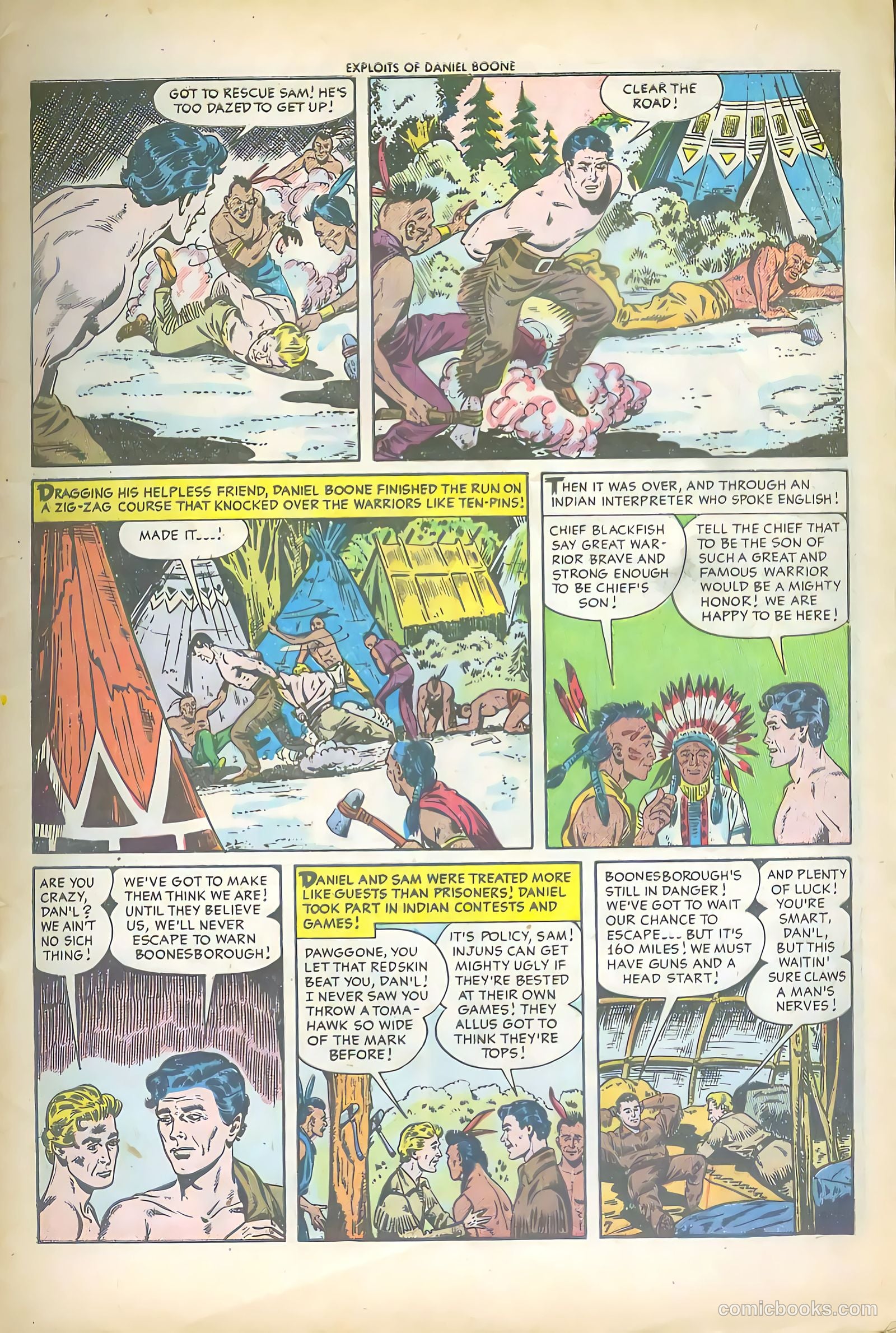 Exploits of Daniel Boone #1 — page 9 of 36