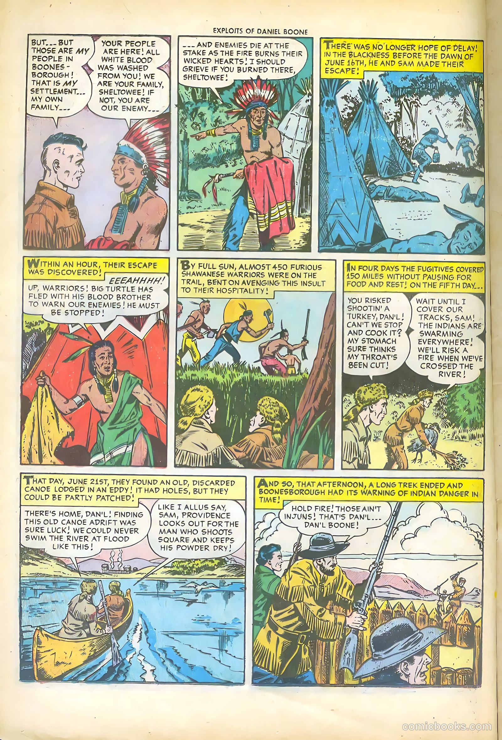 Exploits of Daniel Boone #1 — page 12 of 36