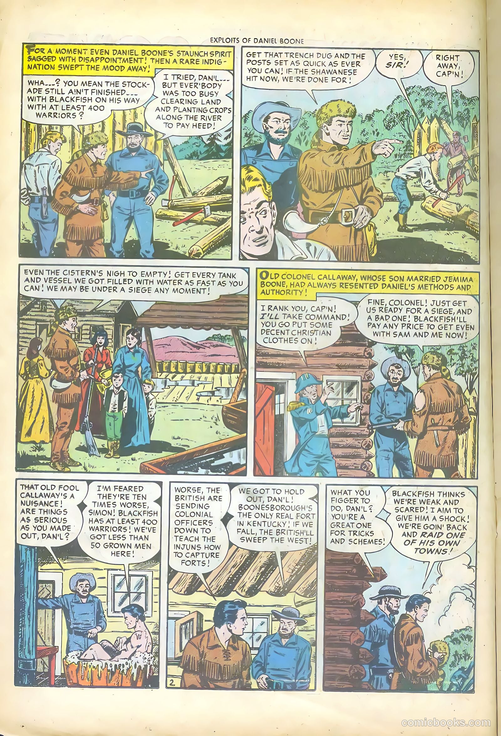 Exploits of Daniel Boone #1 — page 14 of 36