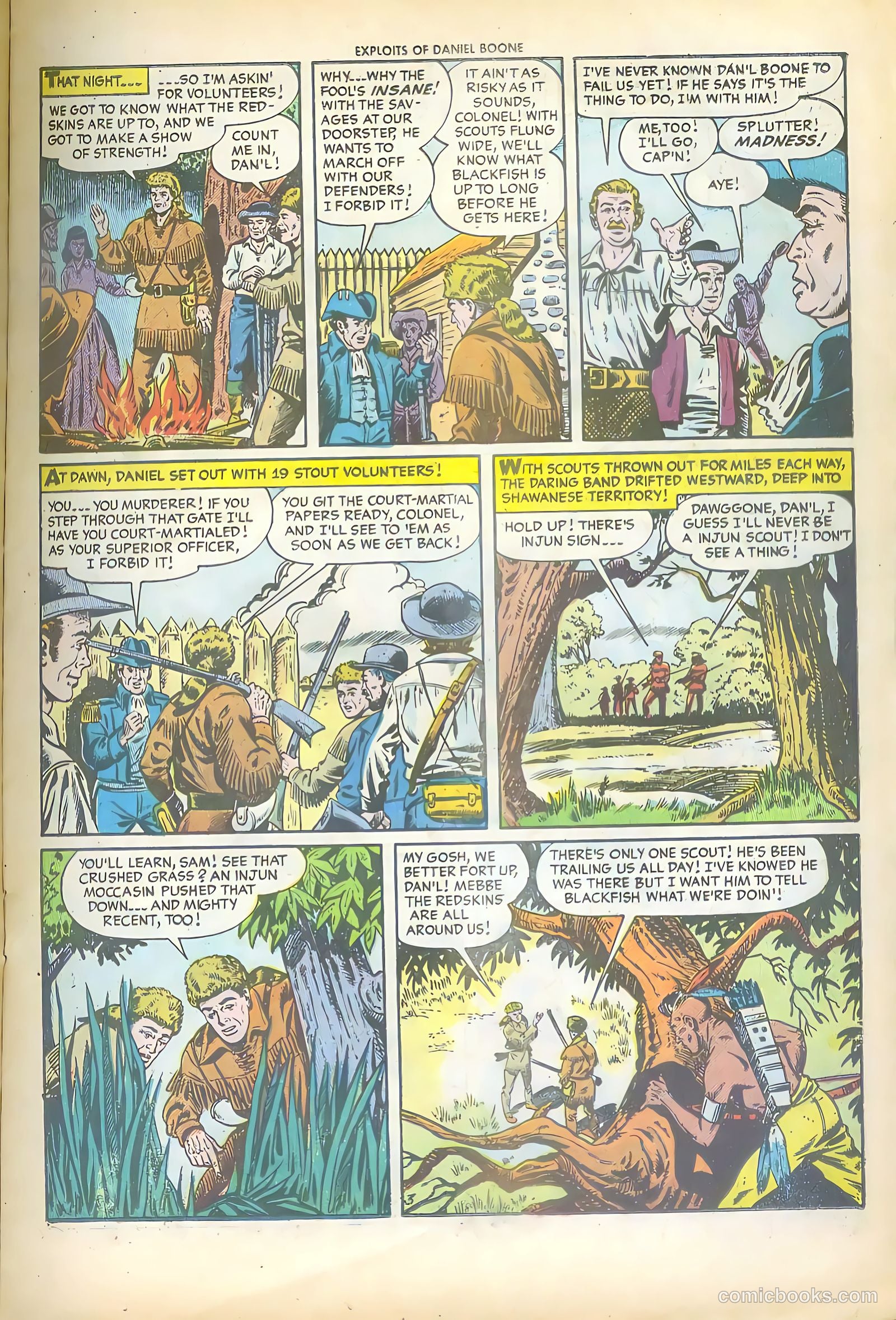 Exploits of Daniel Boone #1 — page 15 of 36