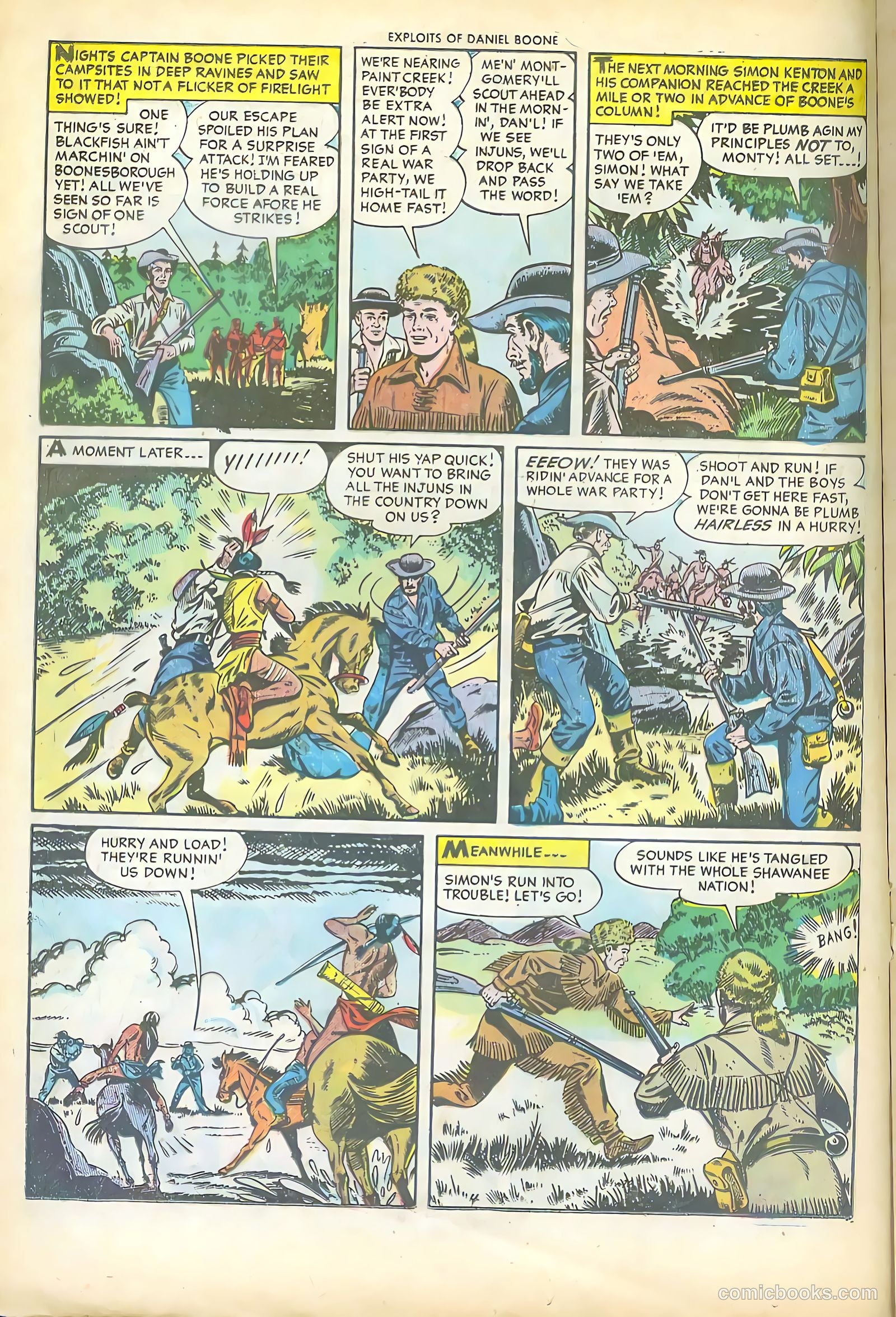 Exploits of Daniel Boone #1 — page 16 of 36