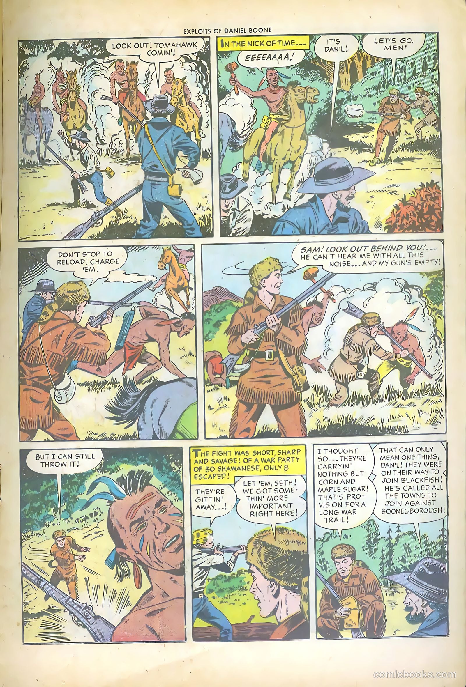 Exploits of Daniel Boone #1 — page 17 of 36