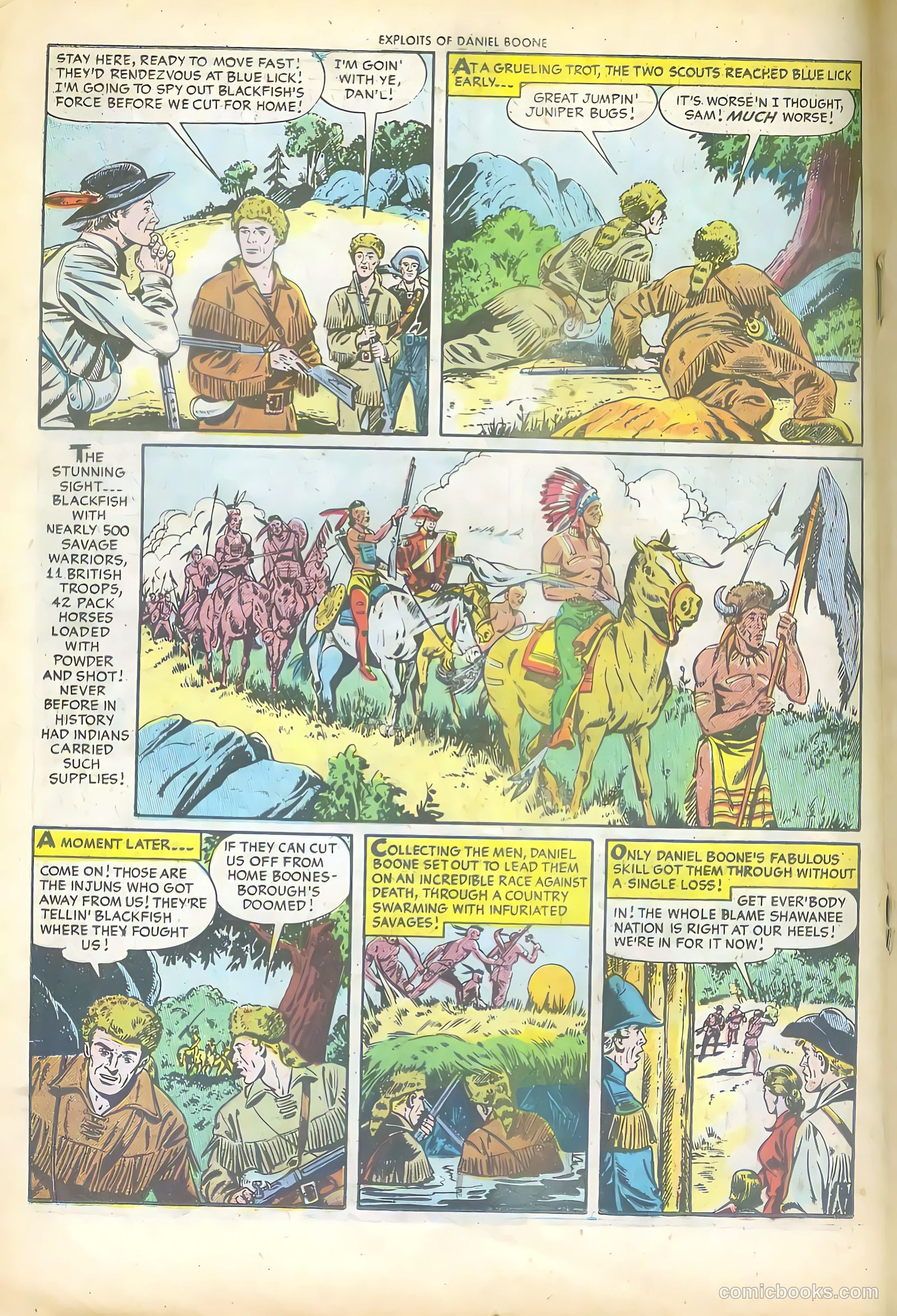 Exploits of Daniel Boone #1 — page 18 of 36