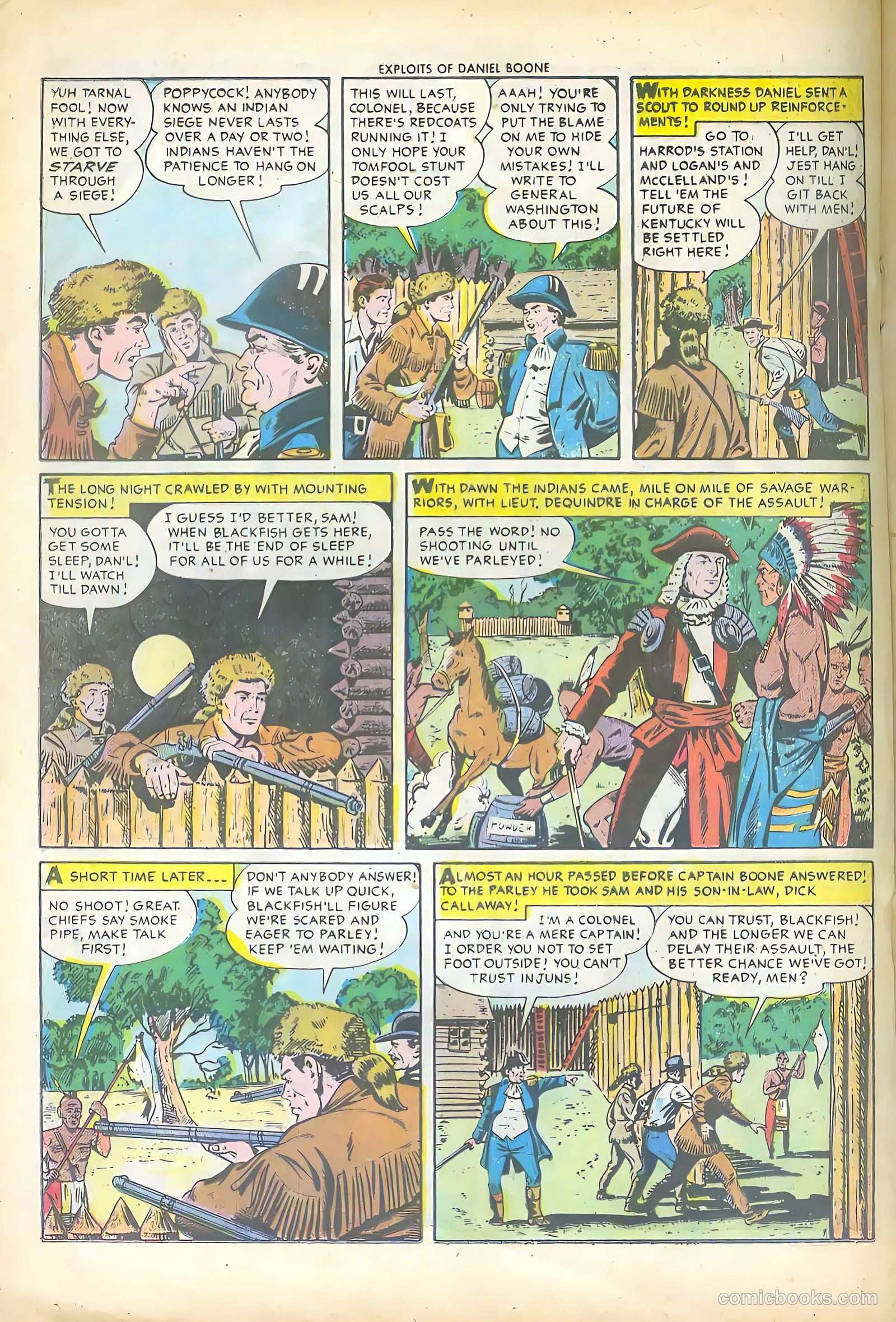 Exploits of Daniel Boone #1 — page 20 of 36