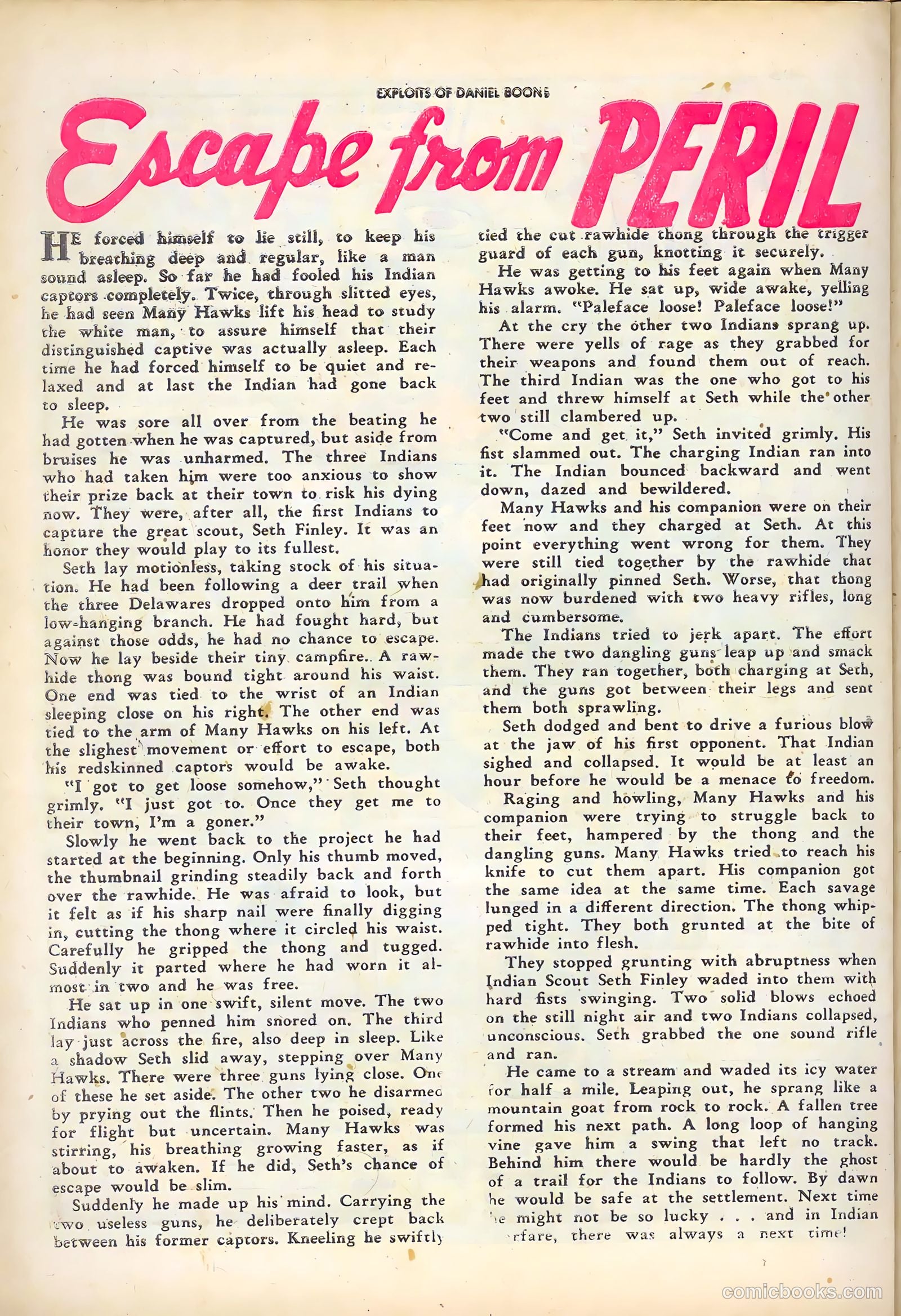 Exploits of Daniel Boone #2 — page 28 of 36