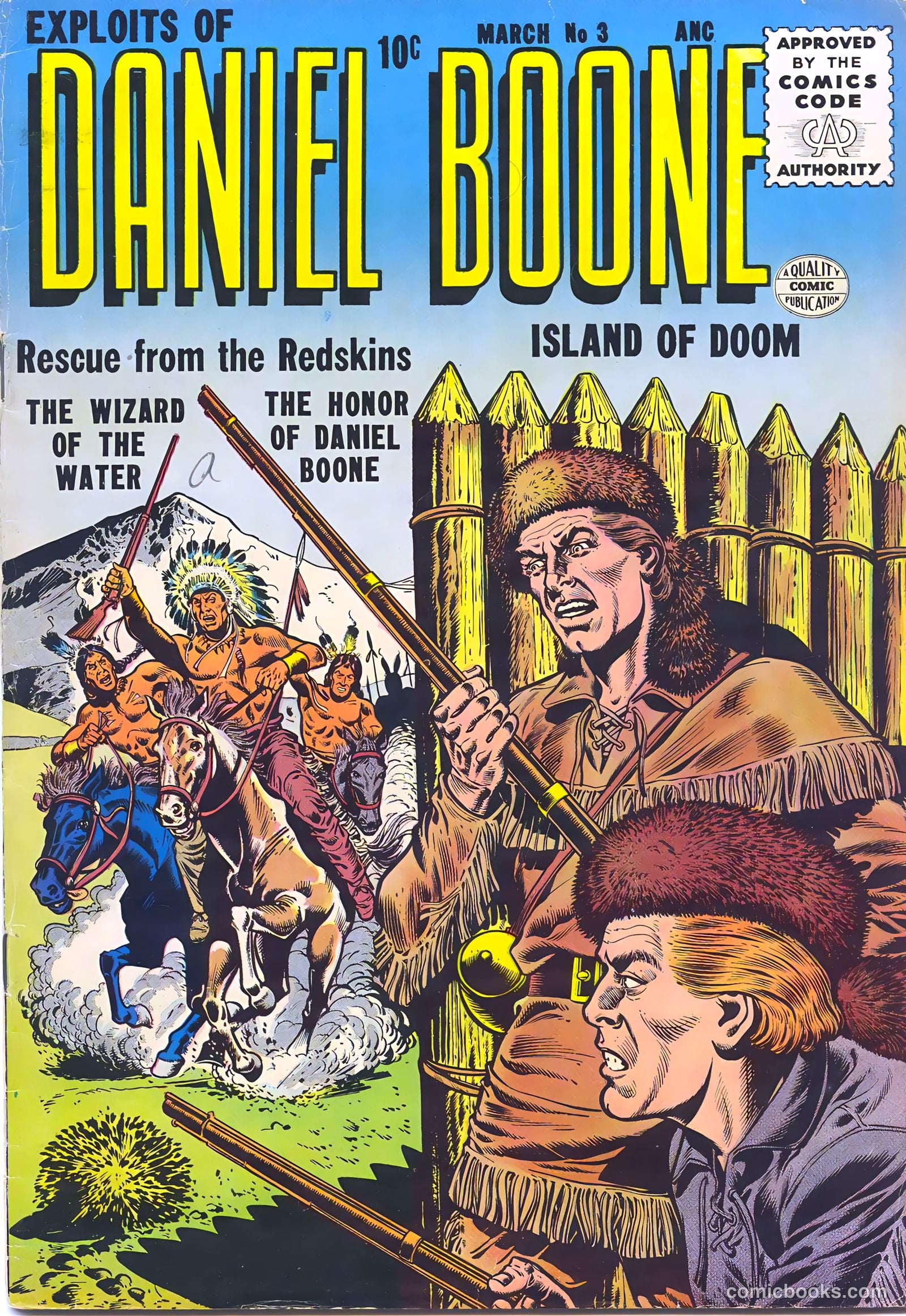 Exploits of Daniel Boone #3 — page 1 of 37