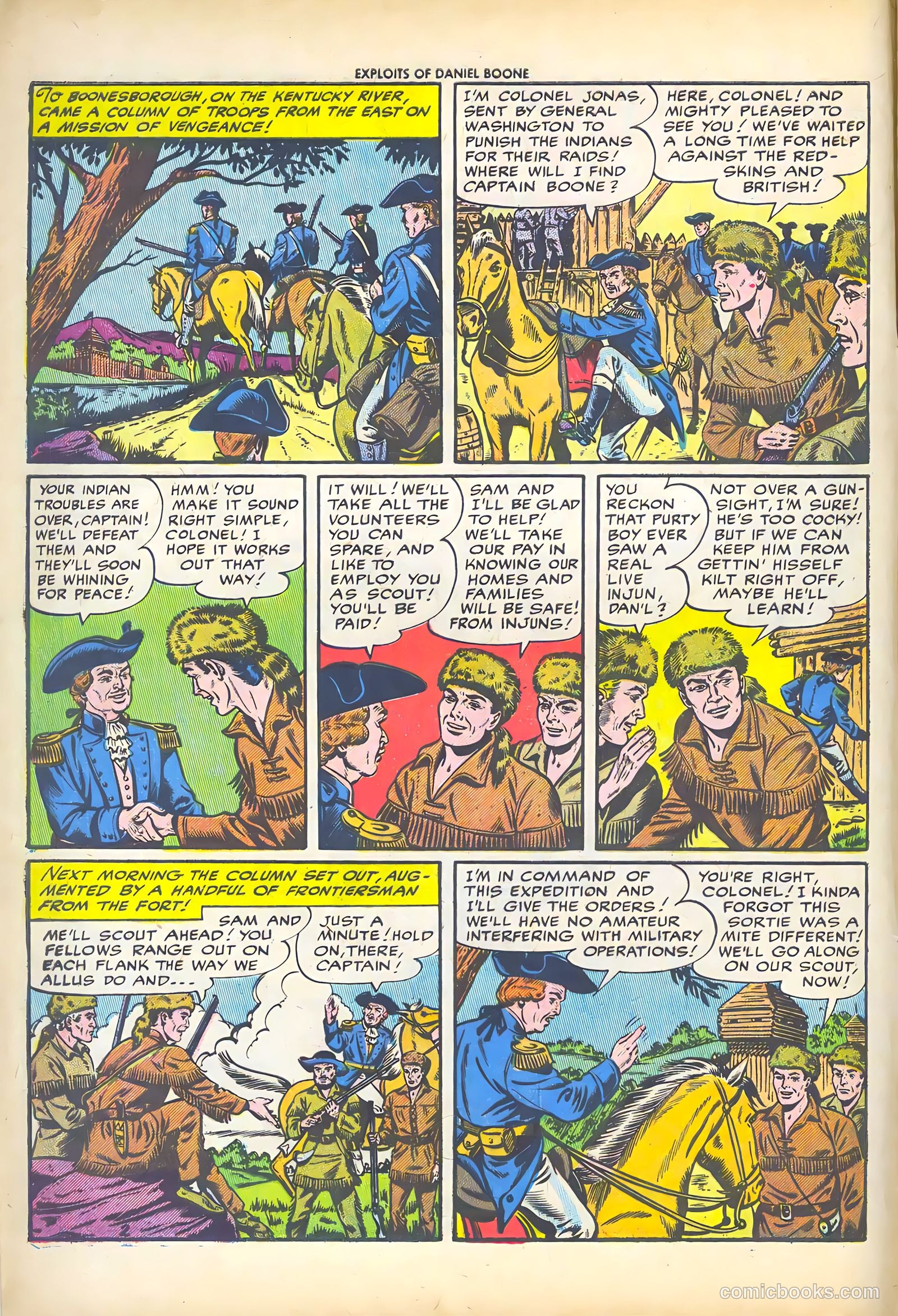 Exploits of Daniel Boone #3 — page 4 of 37