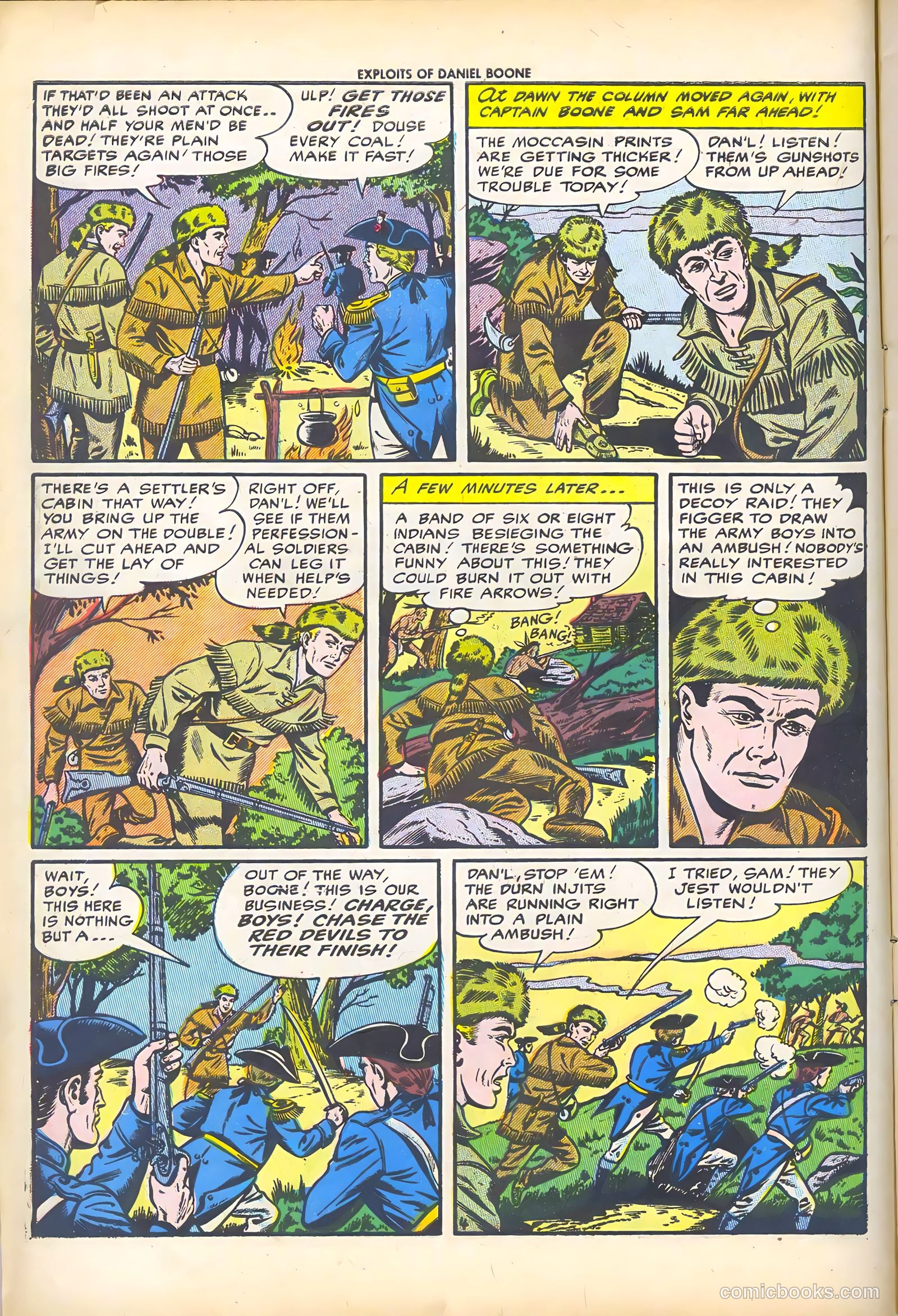 Exploits of Daniel Boone #3 — page 6 of 37