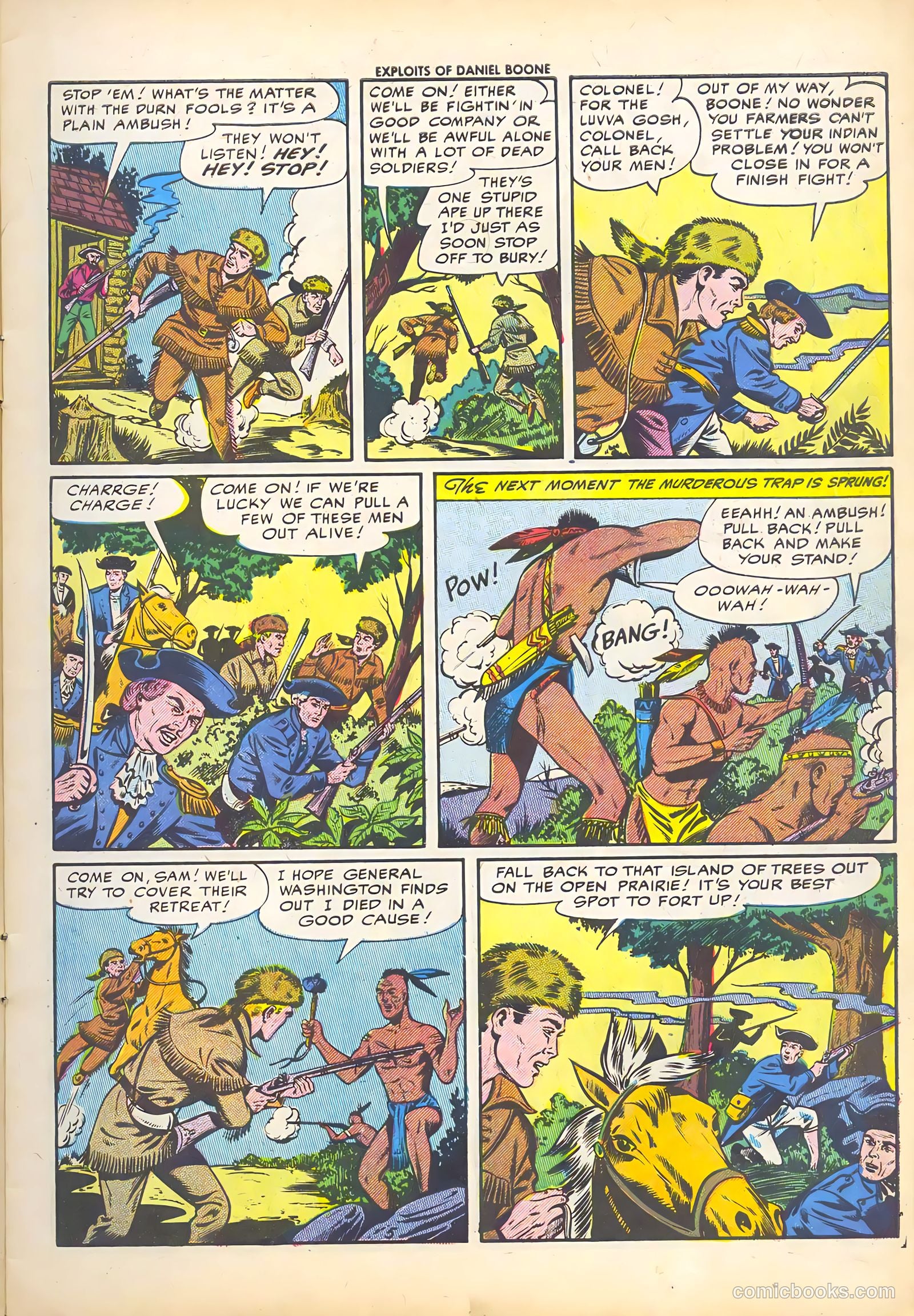 Exploits of Daniel Boone #3 — page 7 of 37