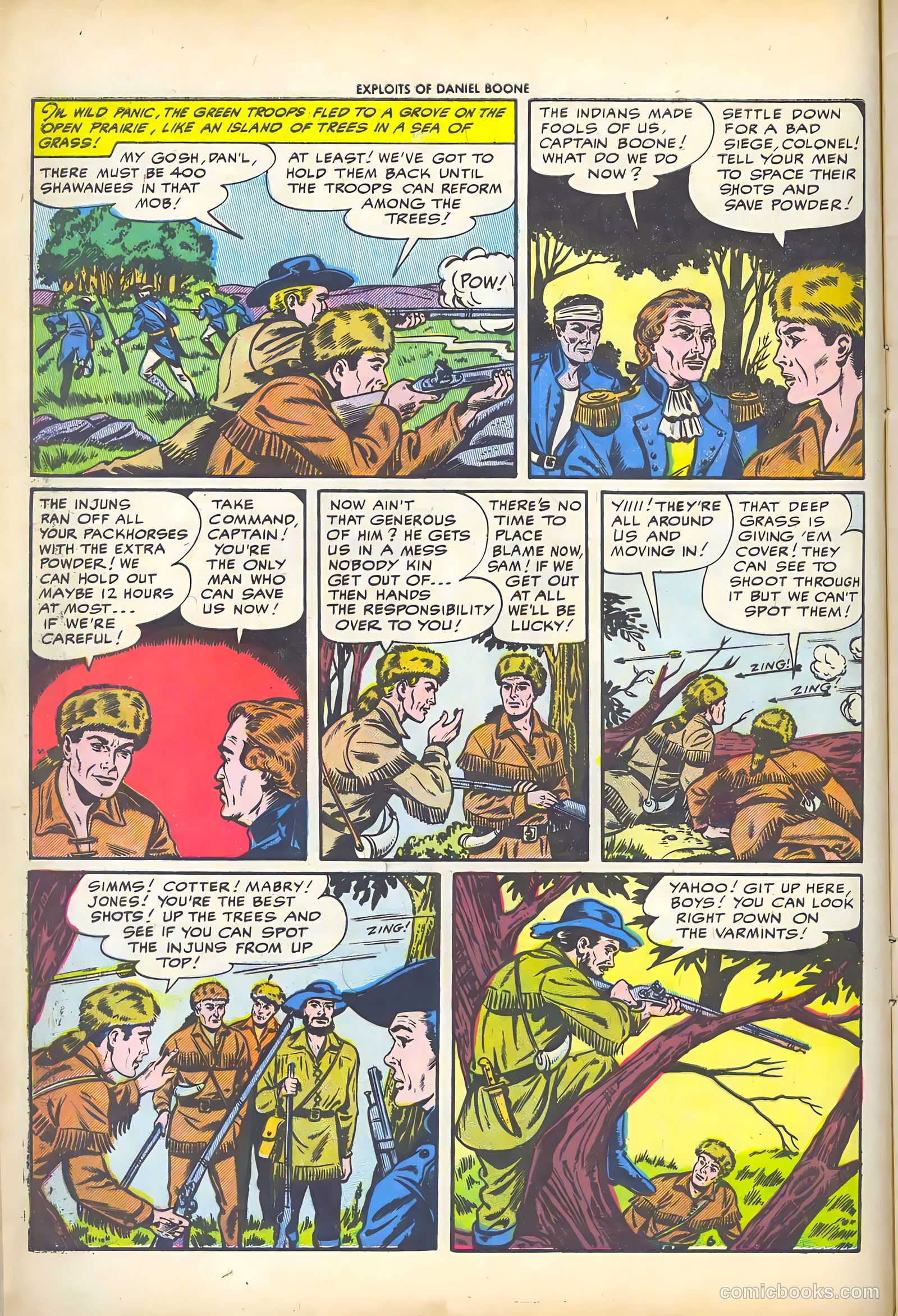 Exploits of Daniel Boone #3 — page 8 of 37