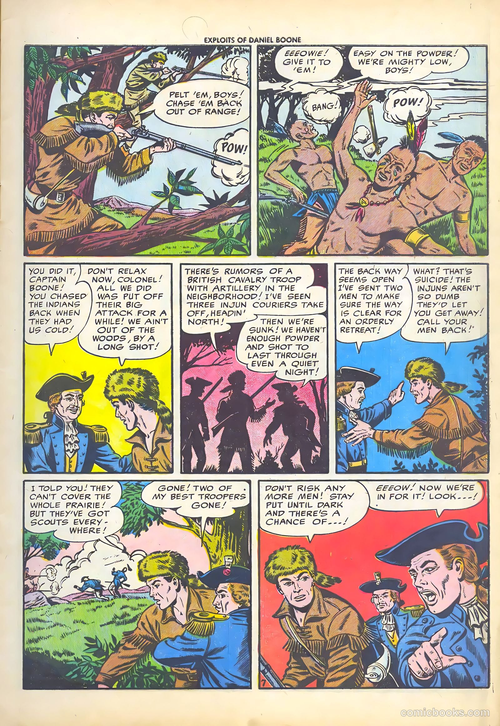 Exploits of Daniel Boone #3 — page 9 of 37
