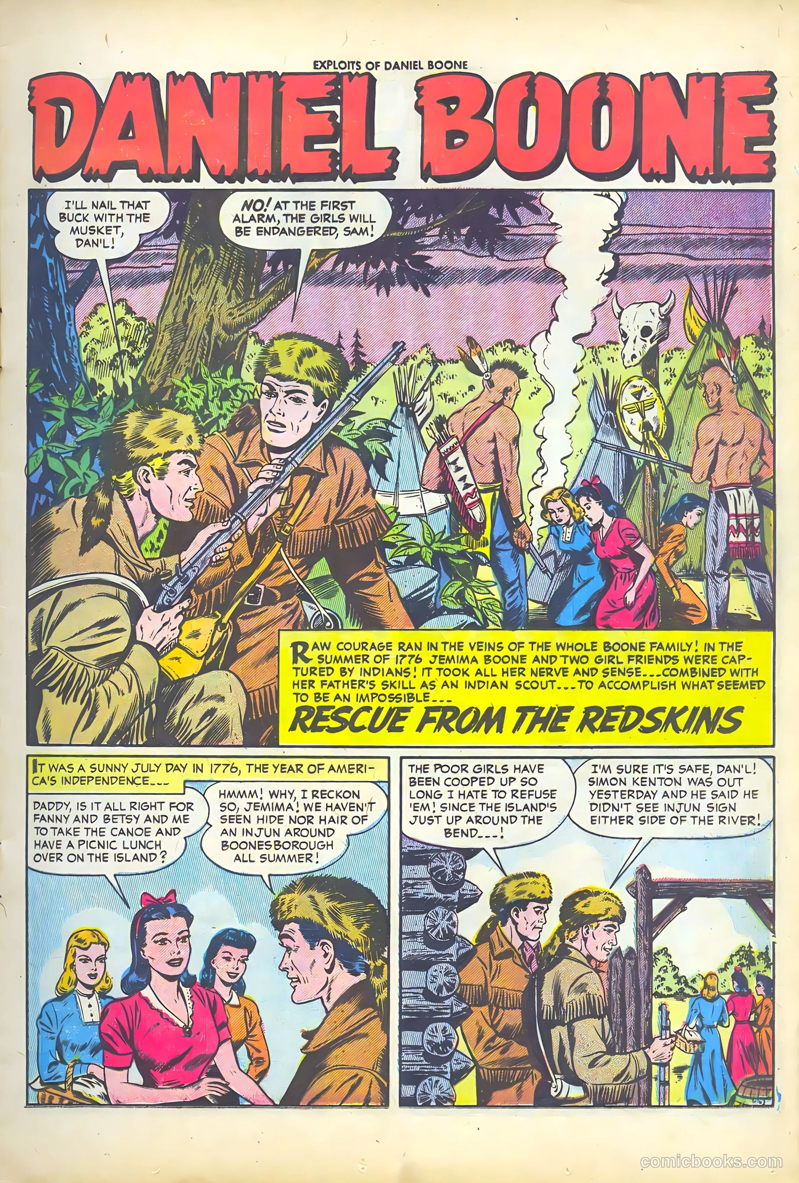 Exploits of Daniel Boone #3 — page 13 of 37