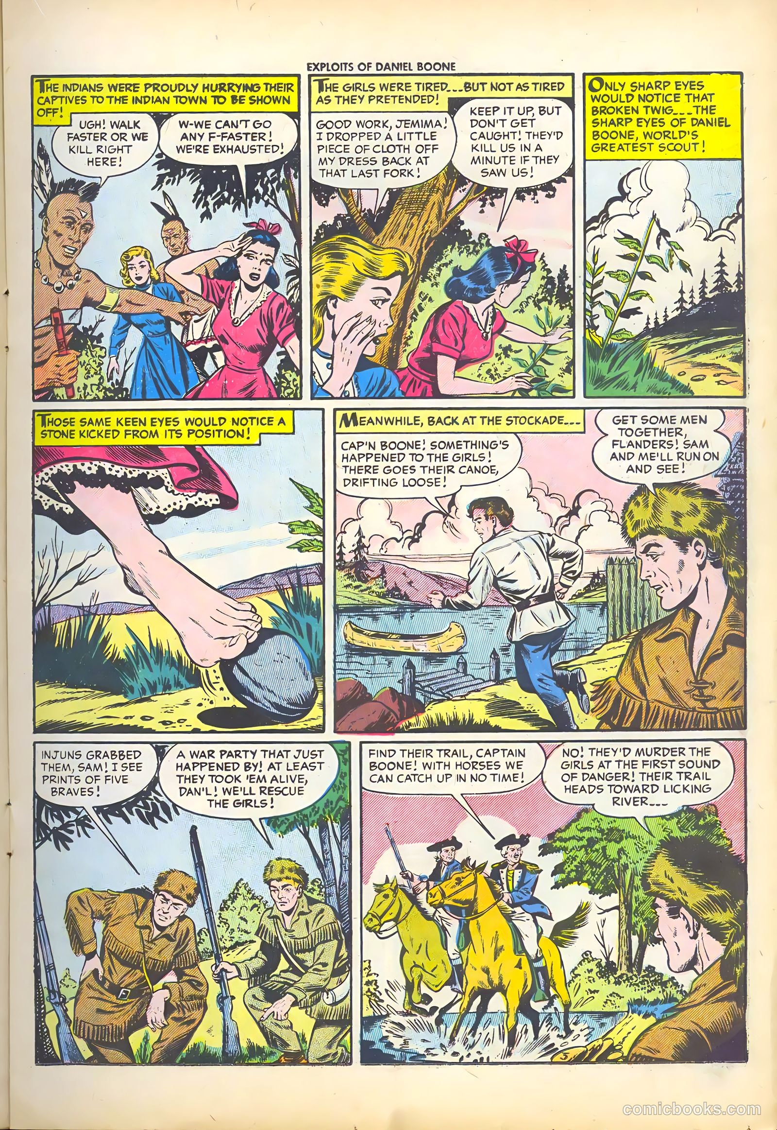 Exploits of Daniel Boone #3 — page 15 of 37