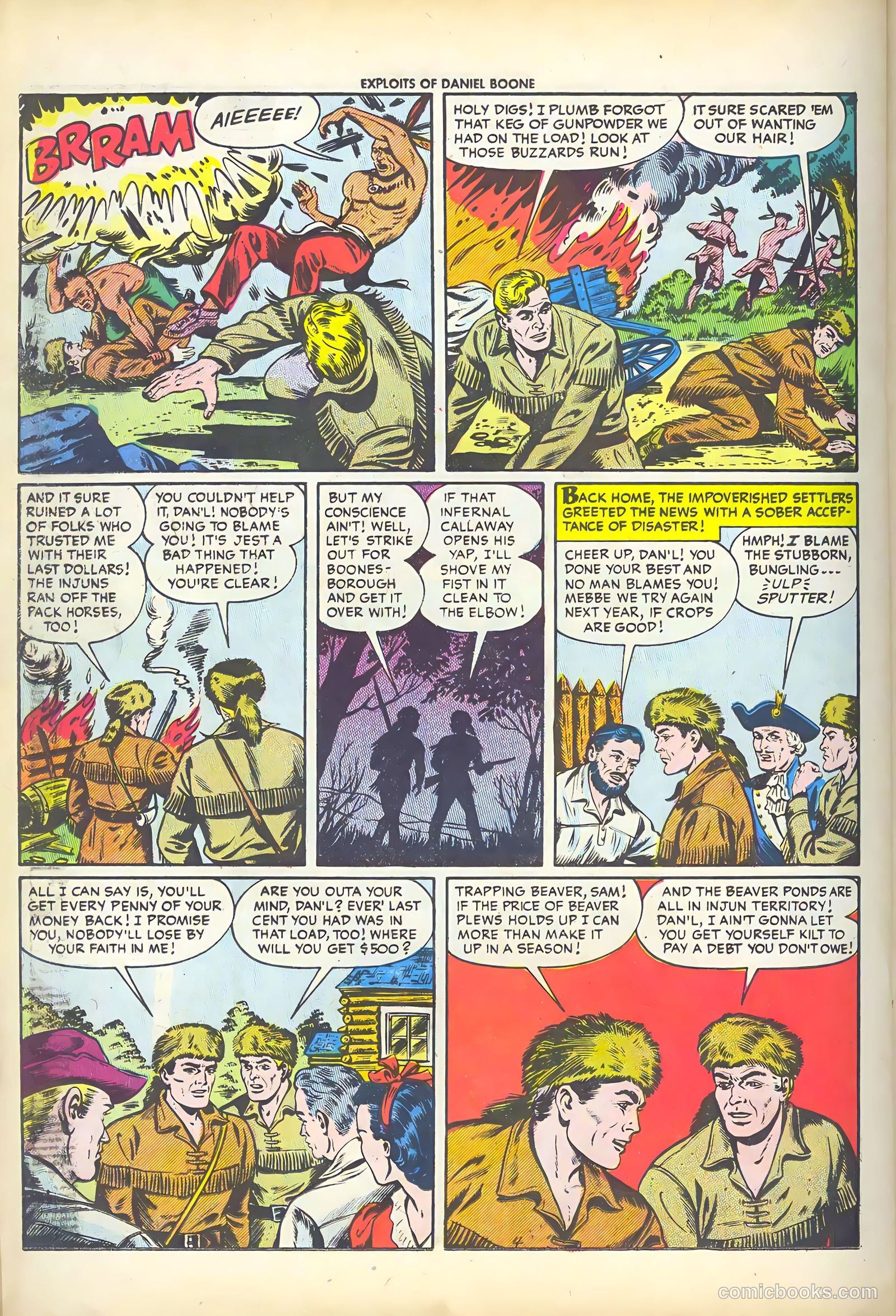Exploits of Daniel Boone #3 — page 22 of 37