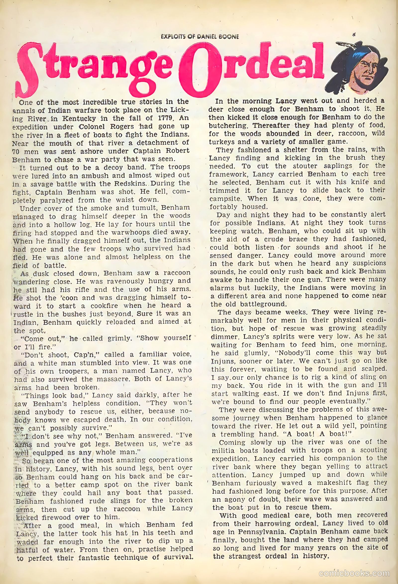 Exploits of Daniel Boone #3 — page 28 of 37