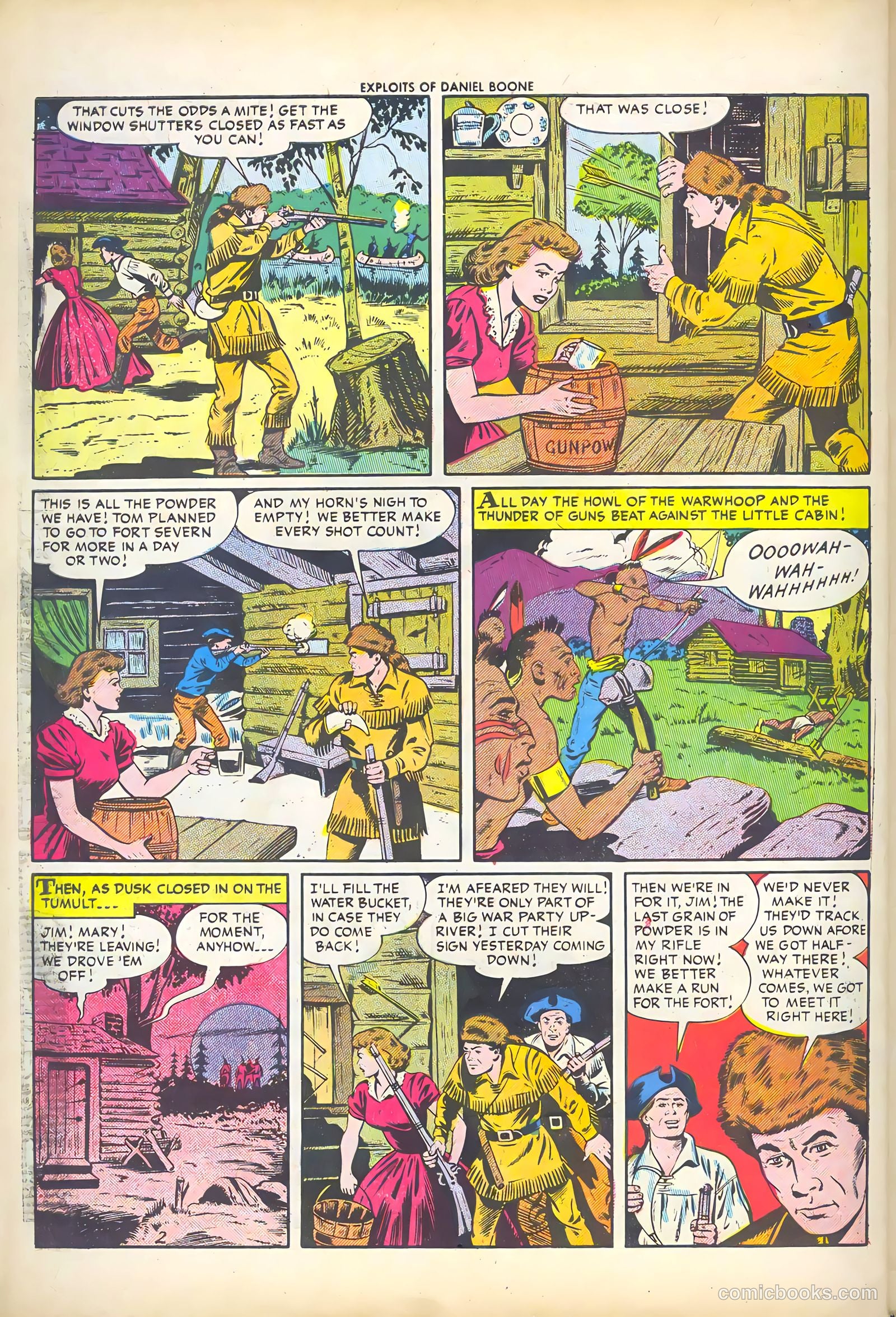 Exploits of Daniel Boone #3 — page 30 of 37