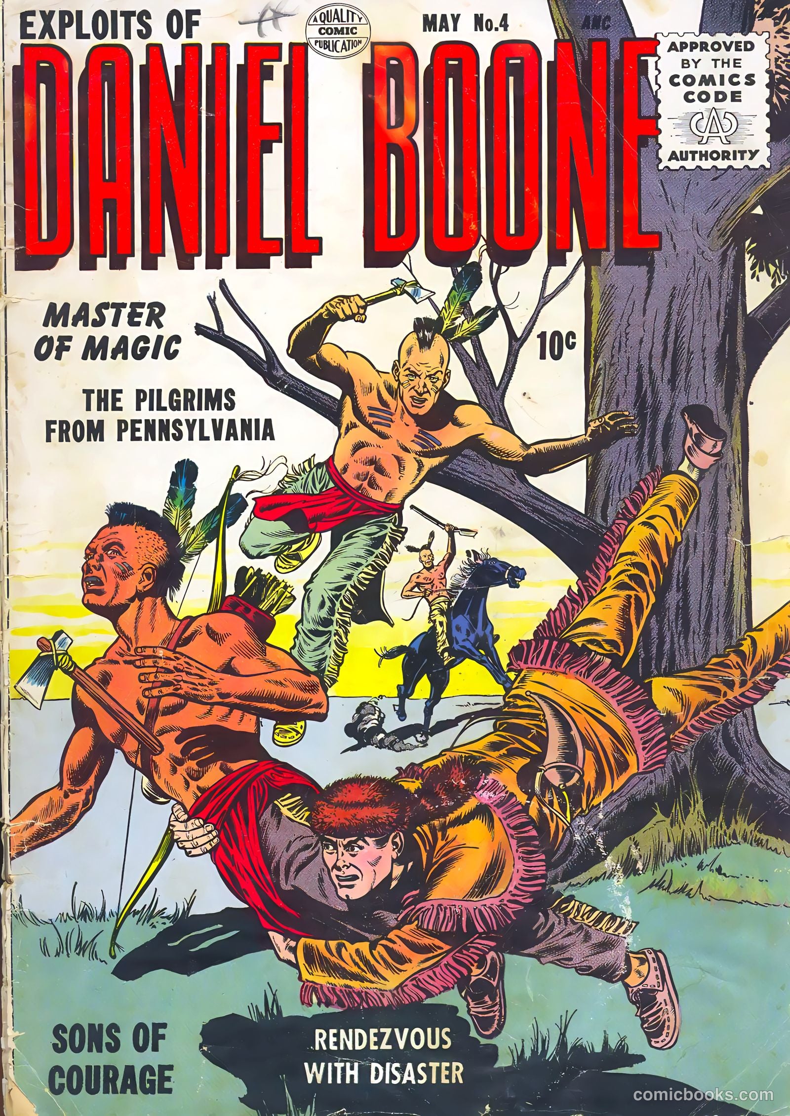 Exploits of Daniel Boone #4 — page 1 of 37