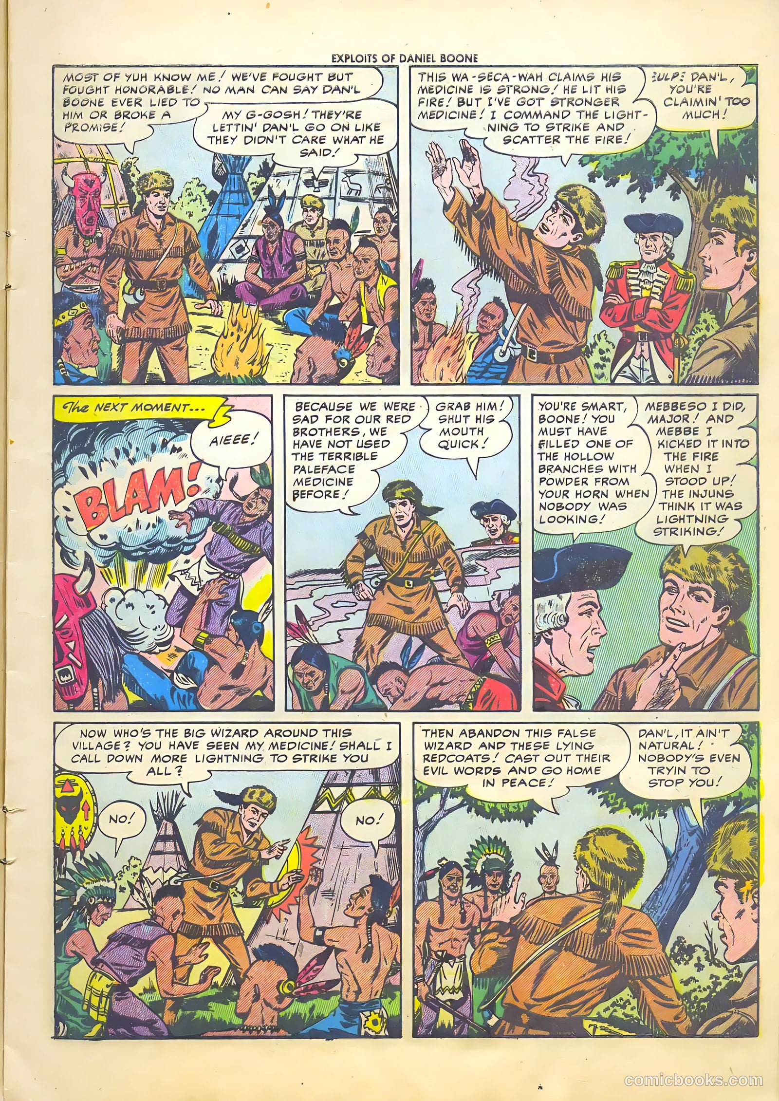 Exploits of Daniel Boone #4 — page 9 of 37