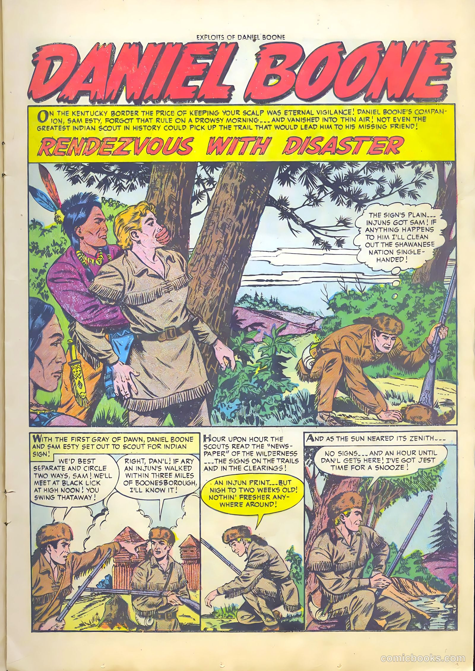 Exploits of Daniel Boone #4 — page 13 of 37