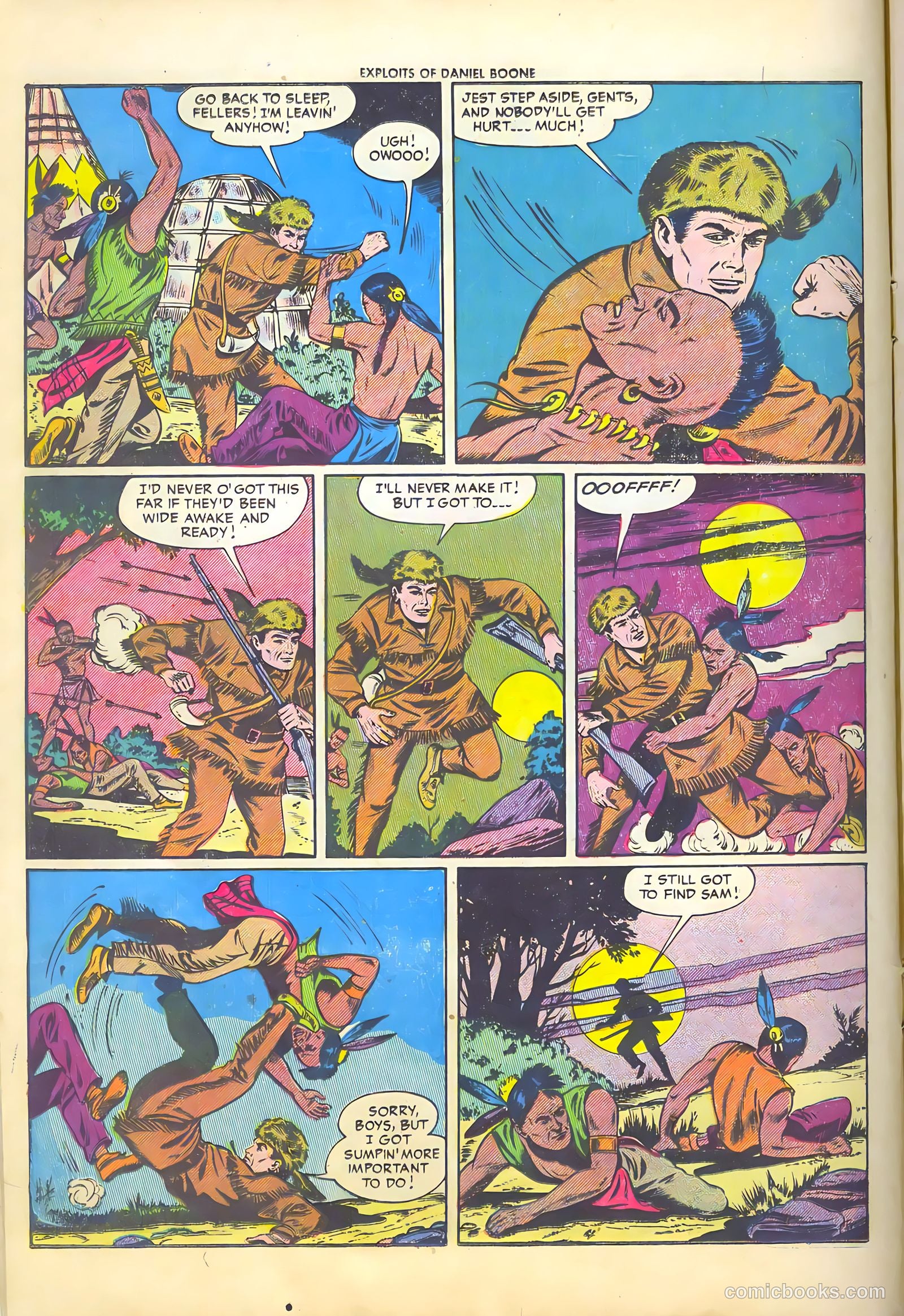 Exploits of Daniel Boone #4 — page 16 of 37