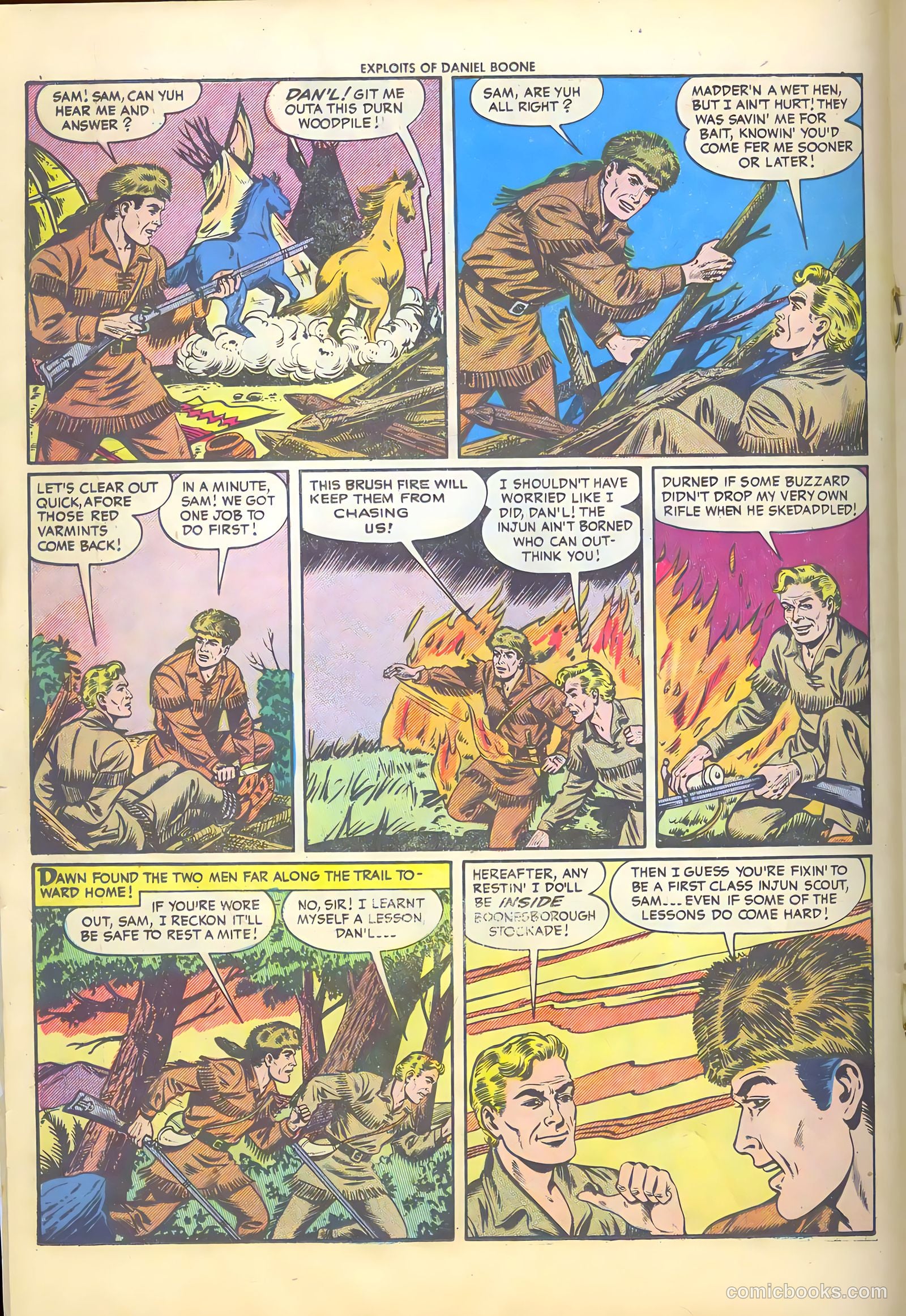 Exploits of Daniel Boone #4 — page 18 of 37