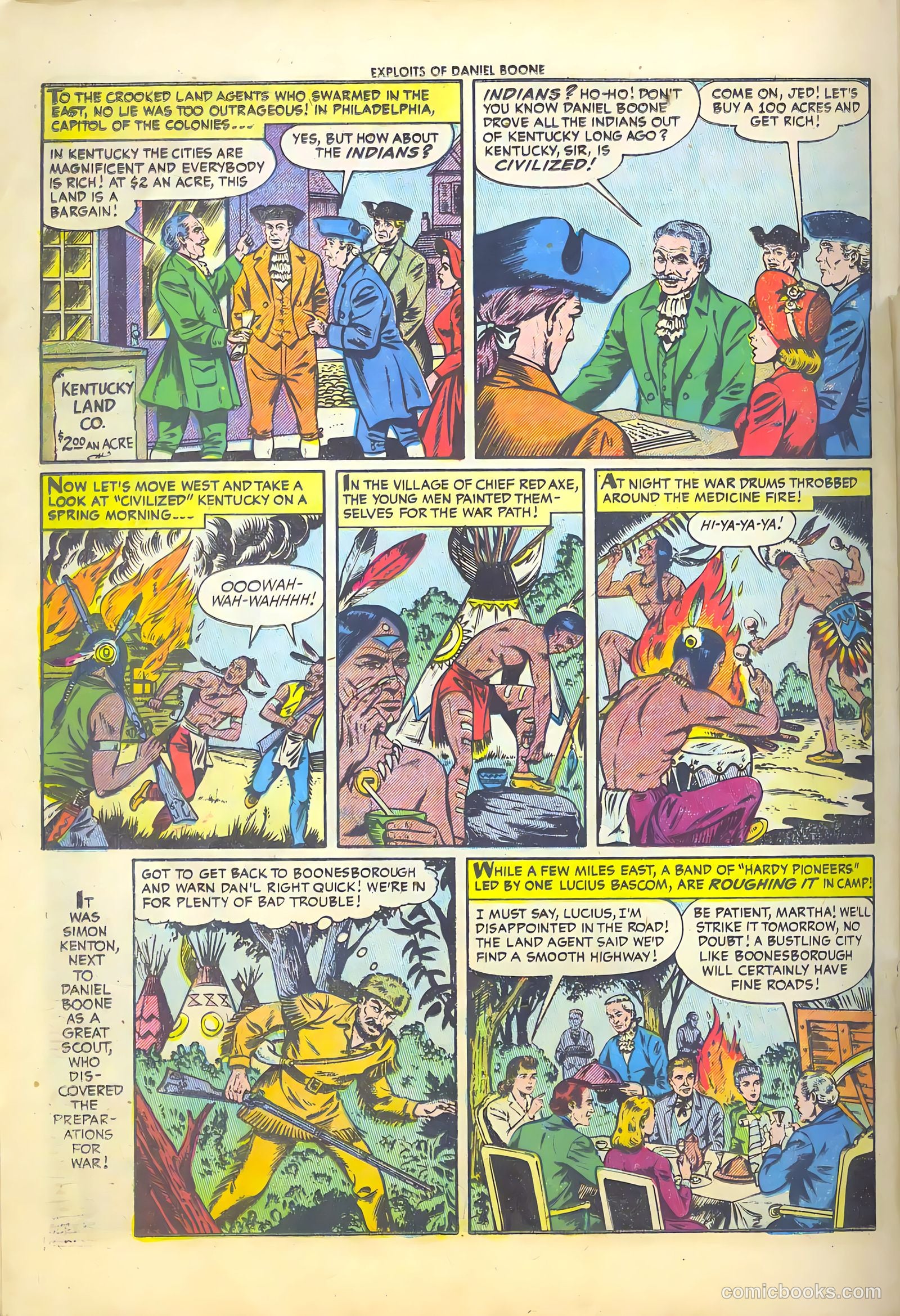 Exploits of Daniel Boone #4 — page 20 of 37