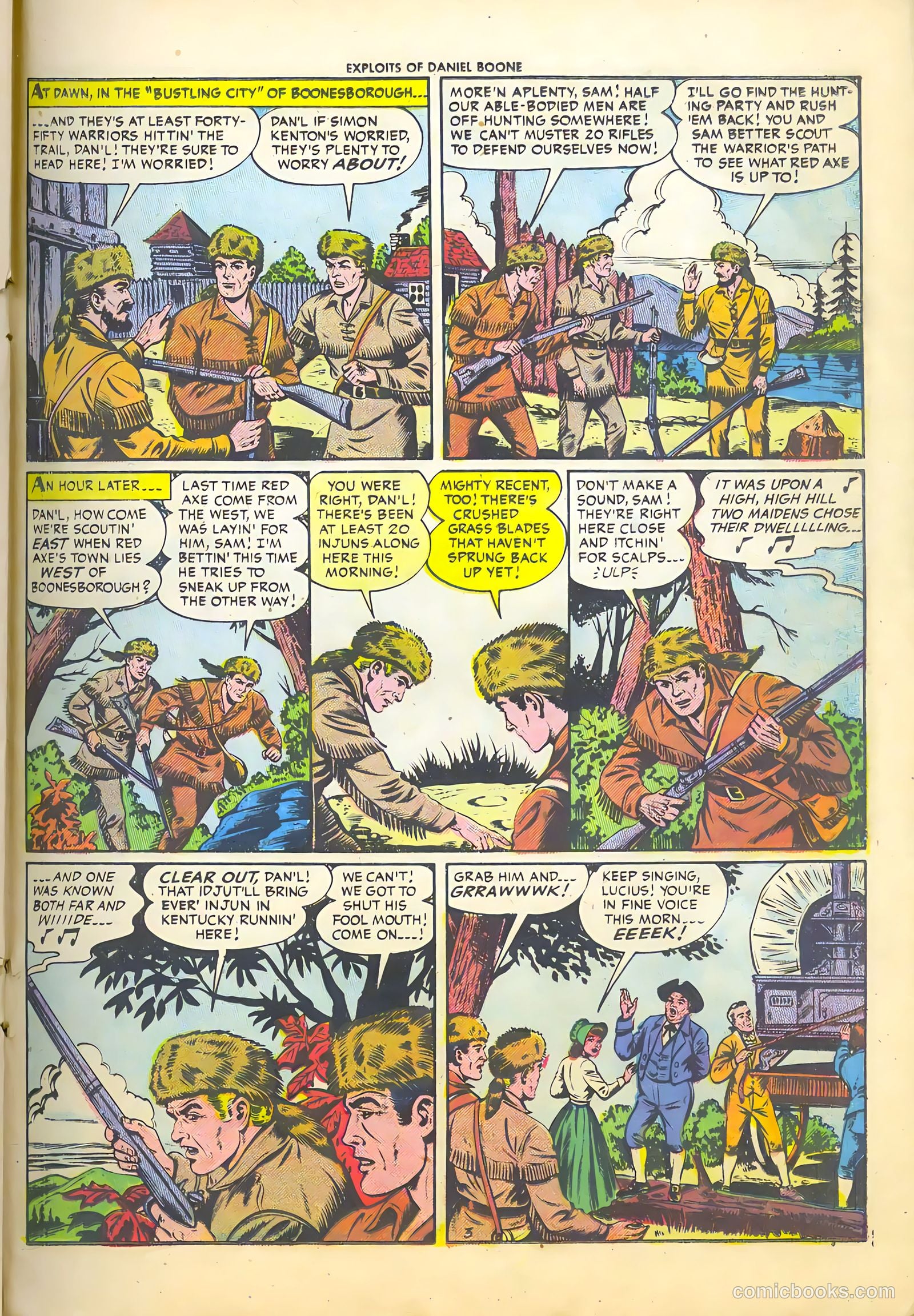 Exploits of Daniel Boone #4 — page 21 of 37