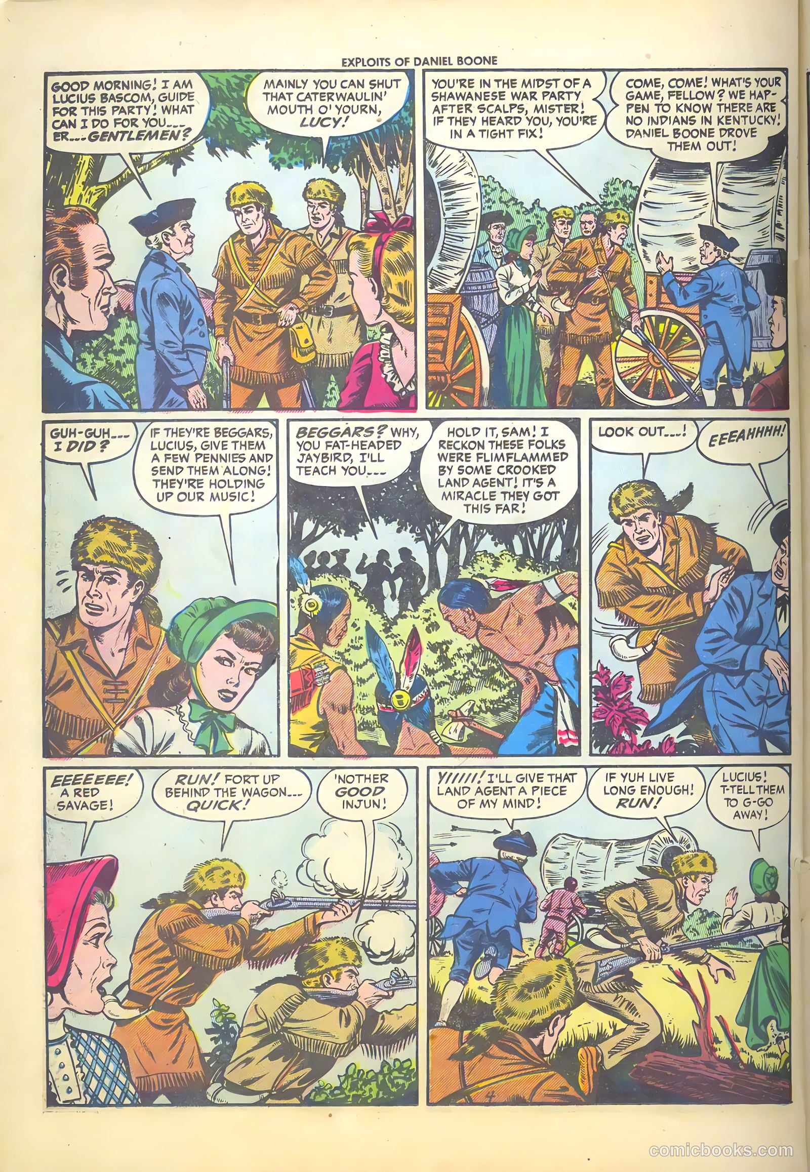 Exploits of Daniel Boone #4 — page 22 of 37