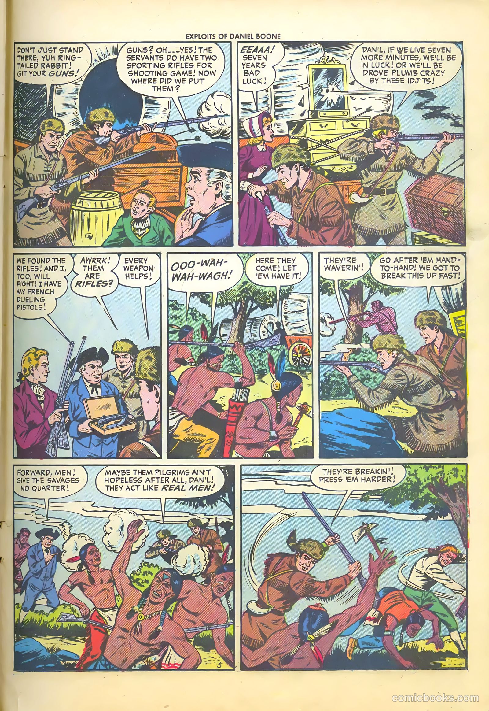 Exploits of Daniel Boone #4 — page 23 of 37