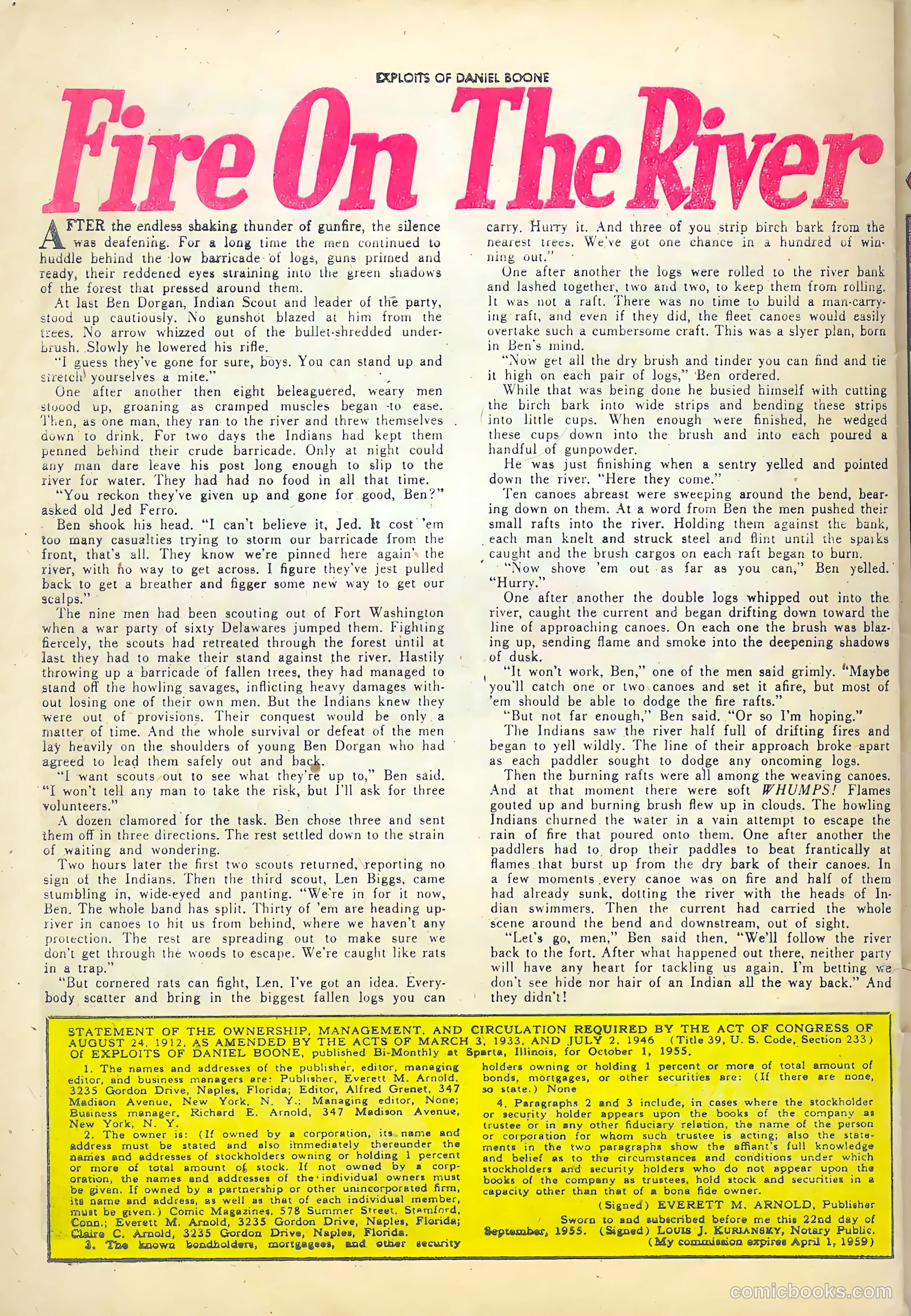 Exploits of Daniel Boone #4 — page 28 of 37