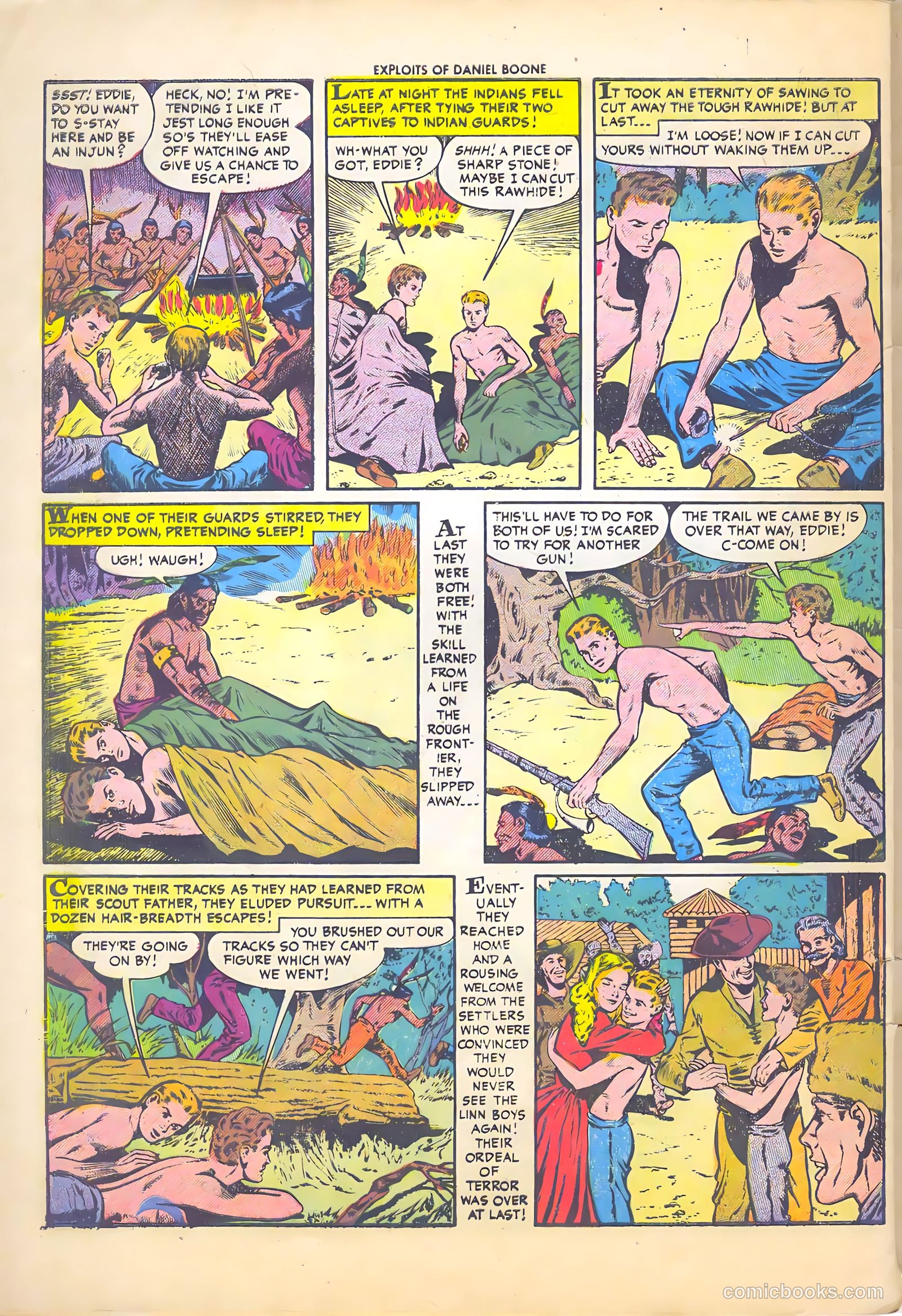 Exploits of Daniel Boone #4 — page 32 of 37