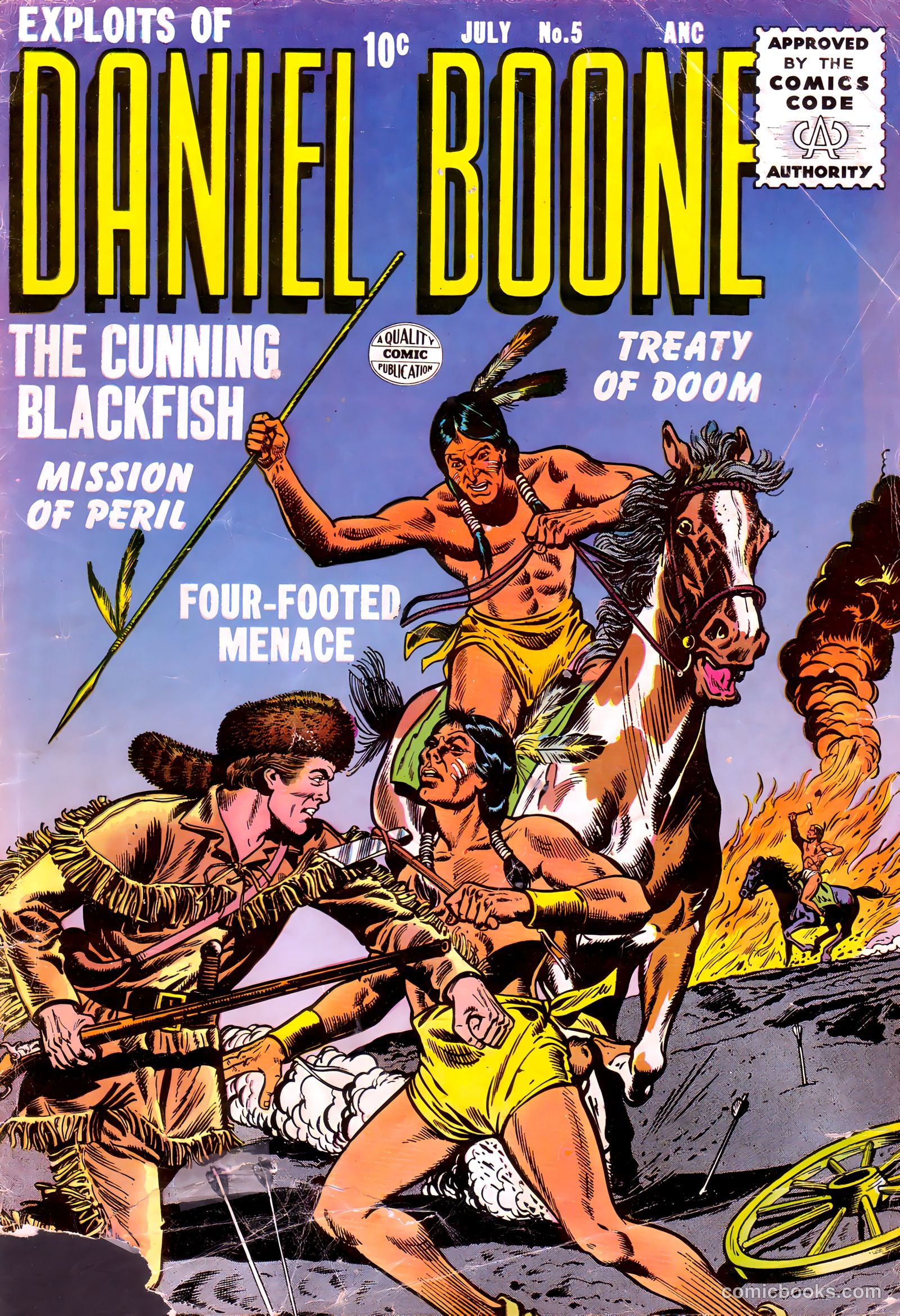 Exploits of Daniel Boone #5 — page 1 of 36