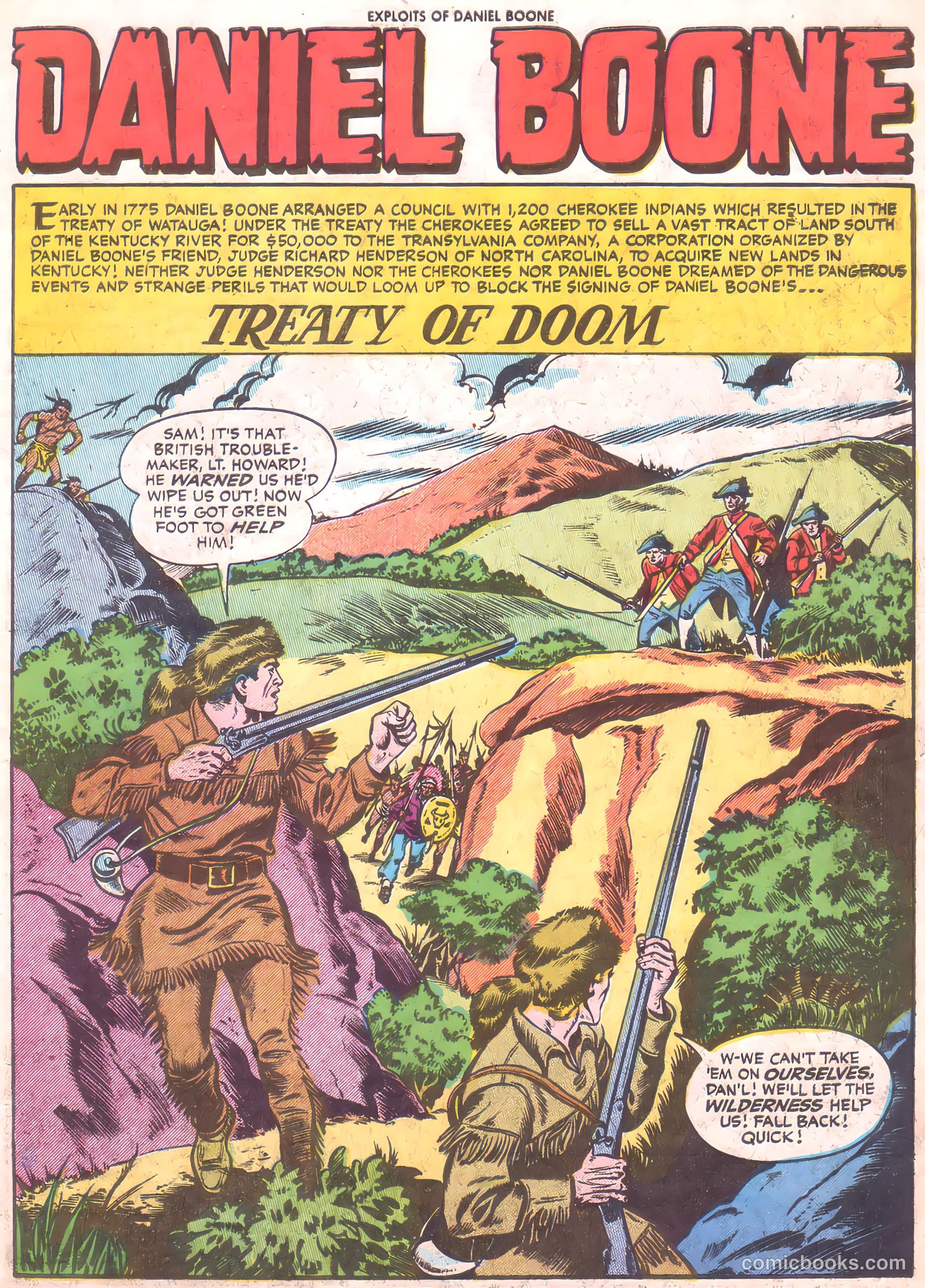 Exploits of Daniel Boone #5 — page 3 of 36