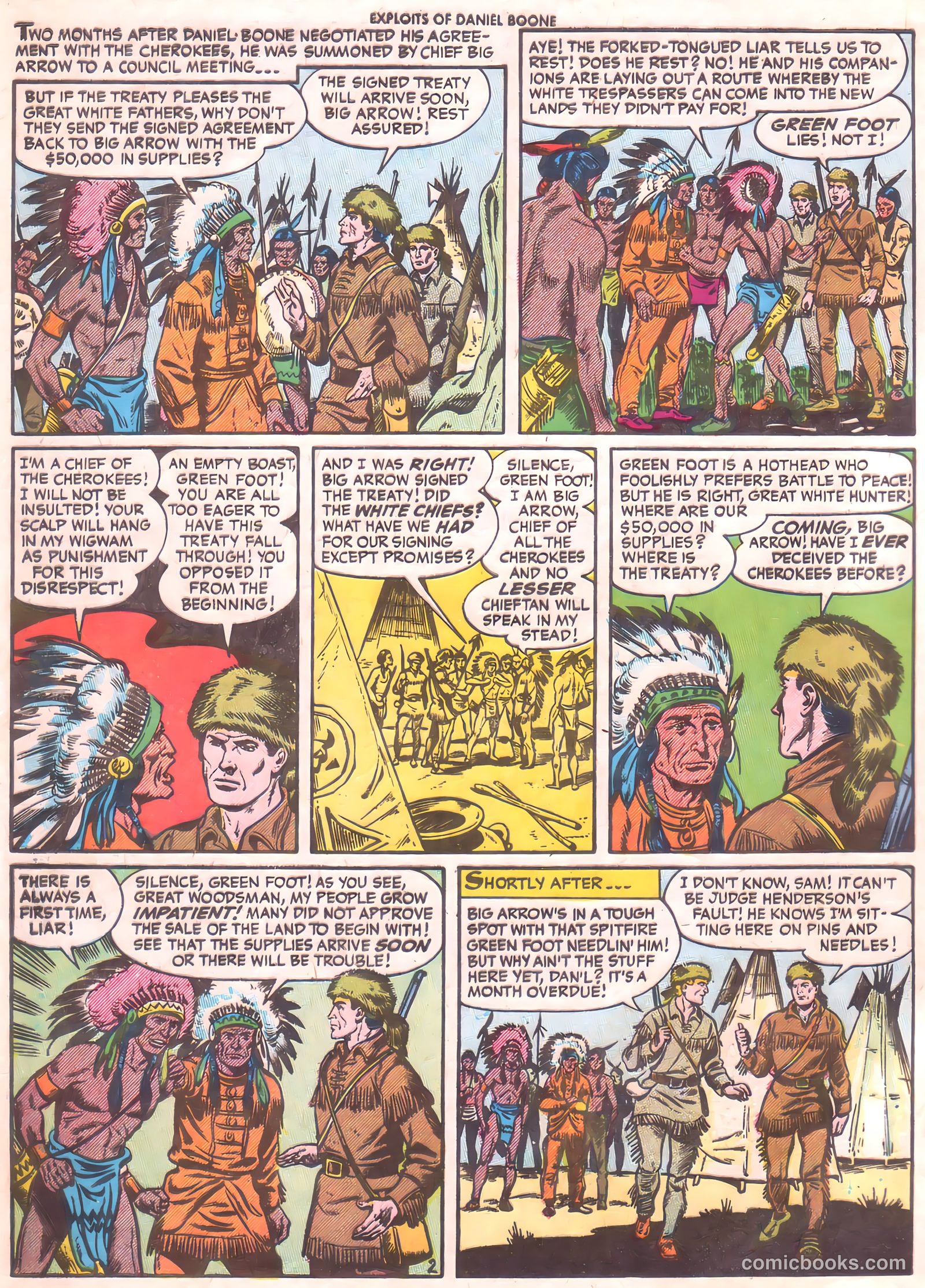Exploits of Daniel Boone #5 — page 4 of 36