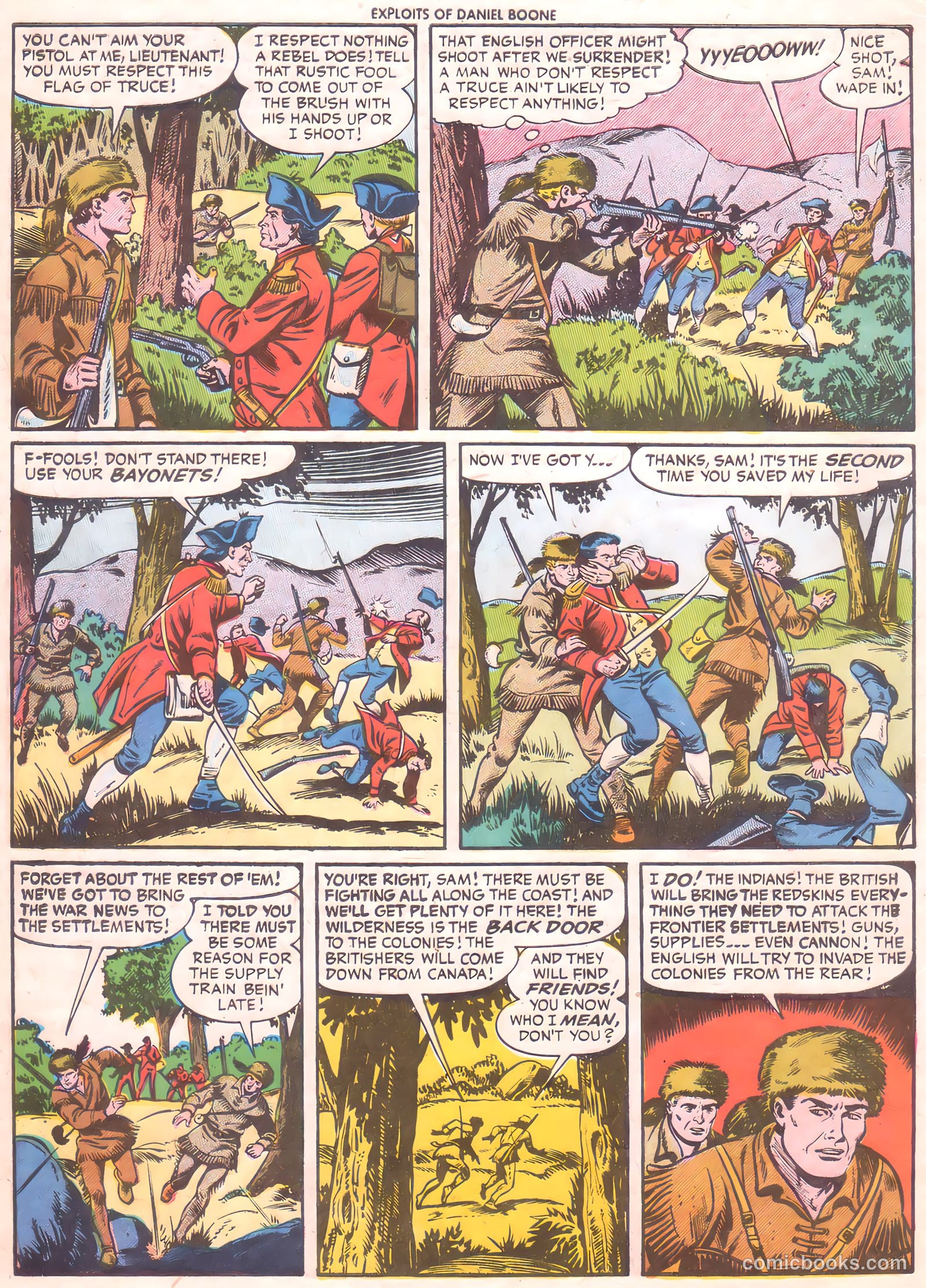 Exploits of Daniel Boone #5 — page 6 of 36