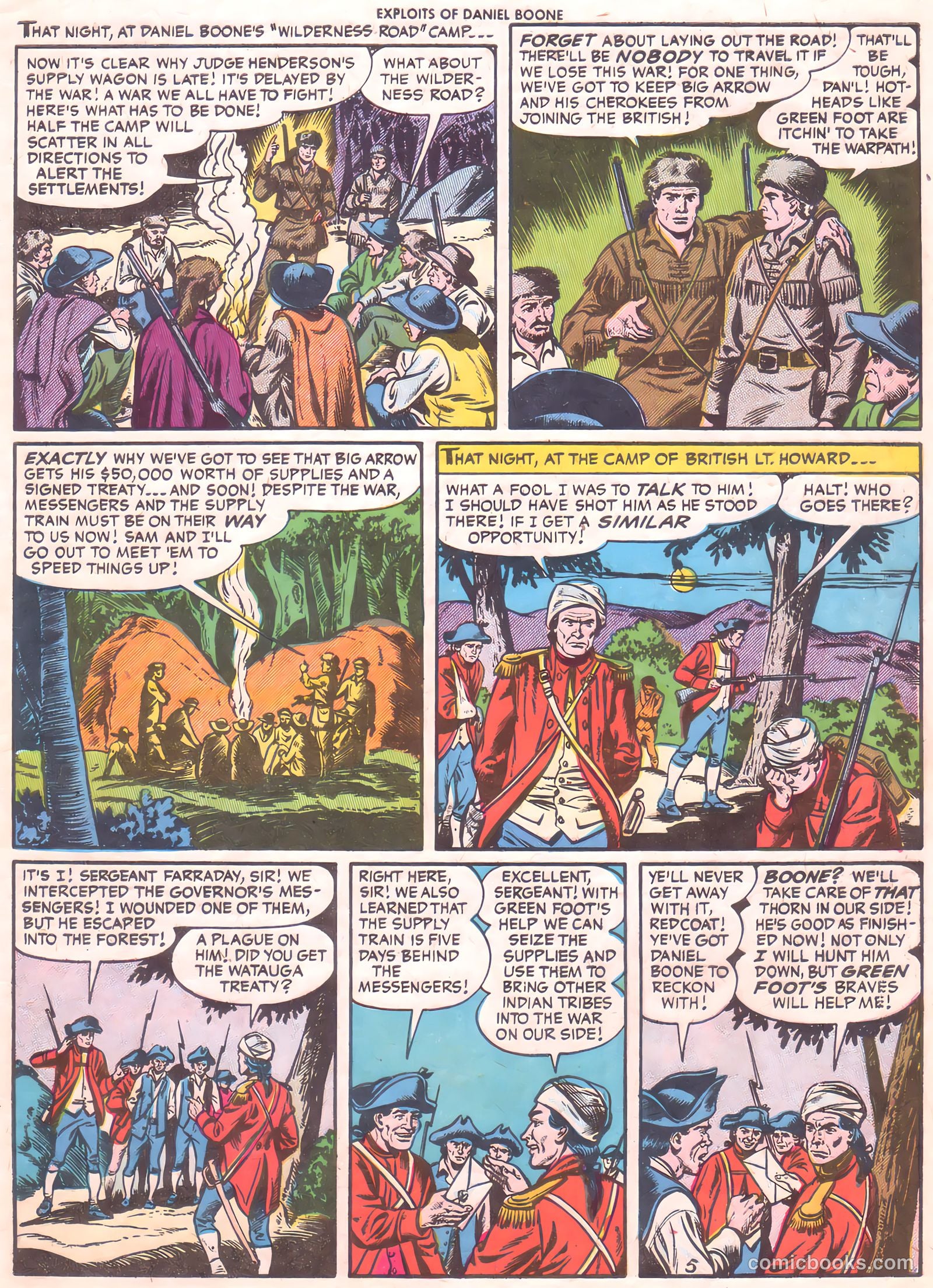 Exploits of Daniel Boone #5 — page 7 of 36