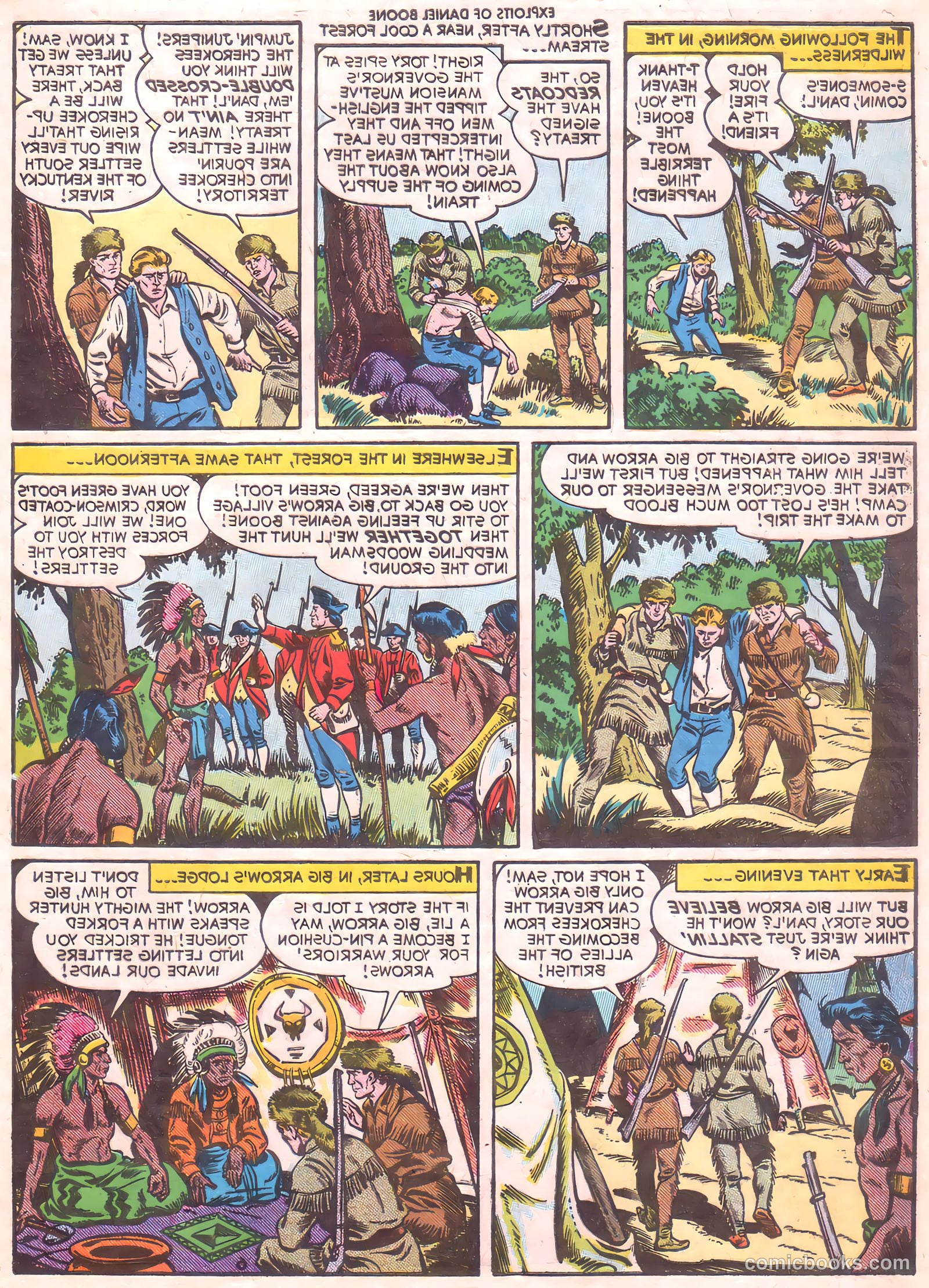 Exploits of Daniel Boone #5 — page 8 of 36