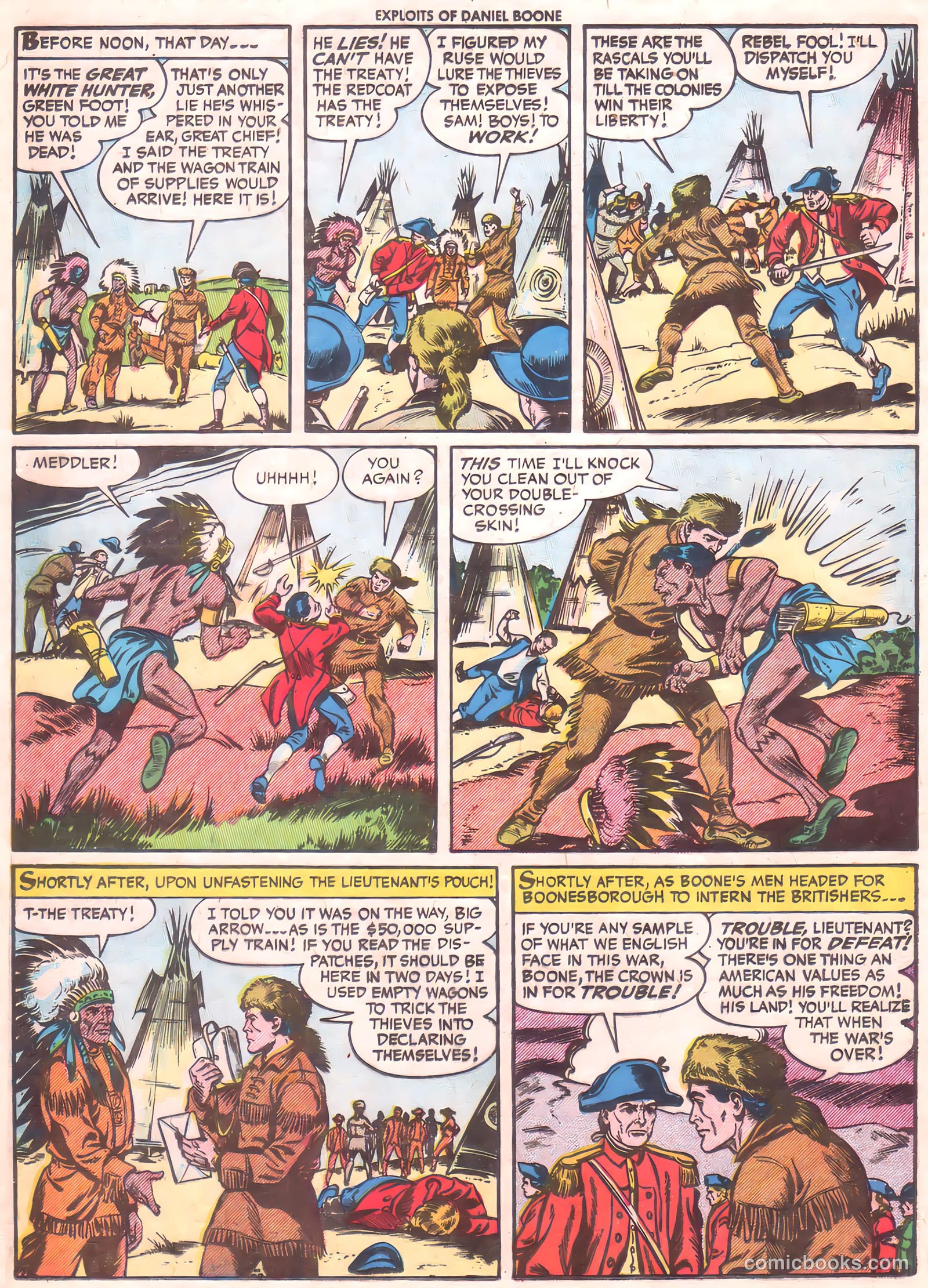 Exploits of Daniel Boone #5 — page 12 of 36