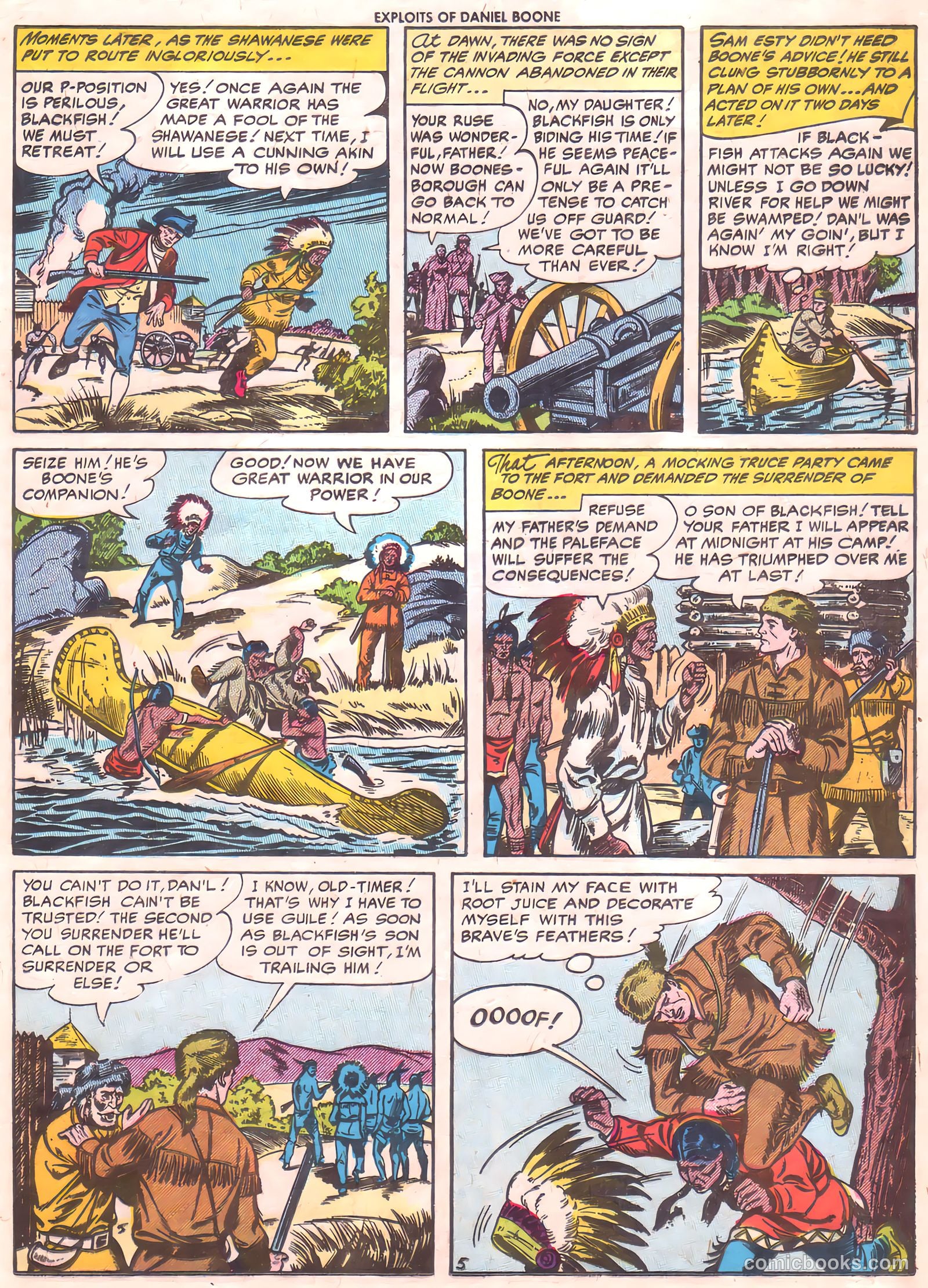 Exploits of Daniel Boone #5 — page 17 of 36