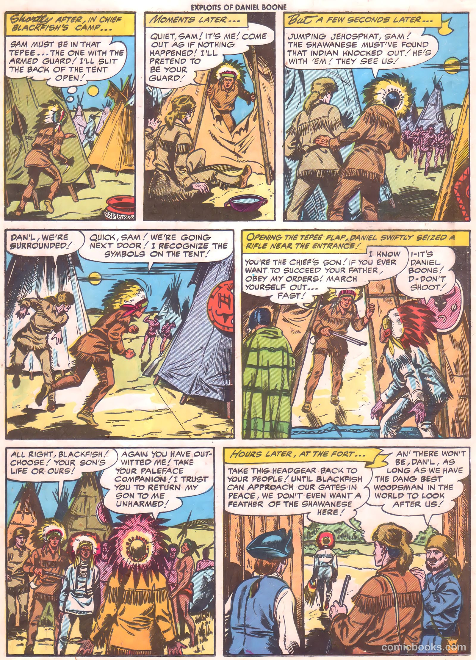 Exploits of Daniel Boone #5 — page 18 of 36