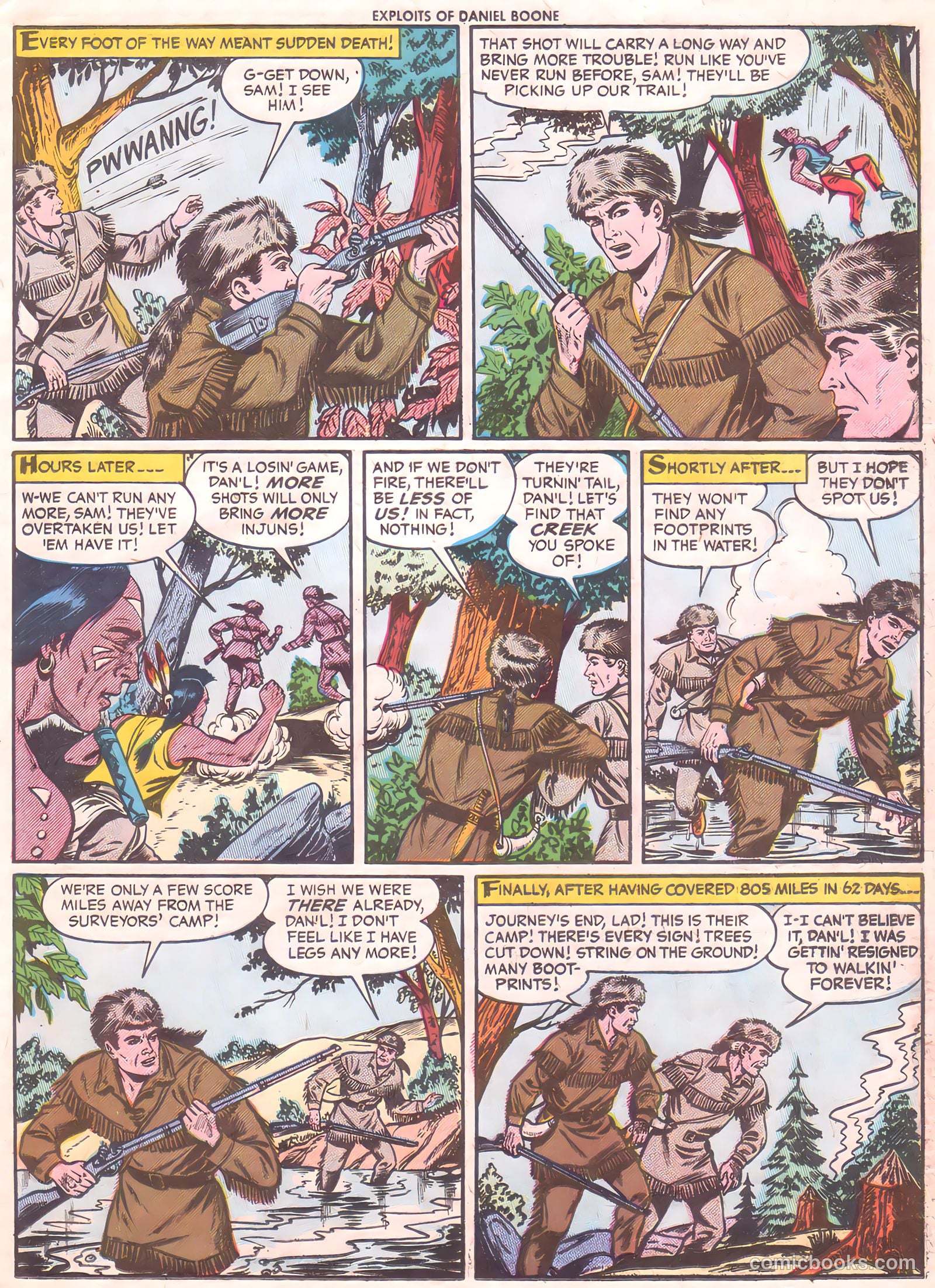 Exploits of Daniel Boone #5 — page 23 of 36