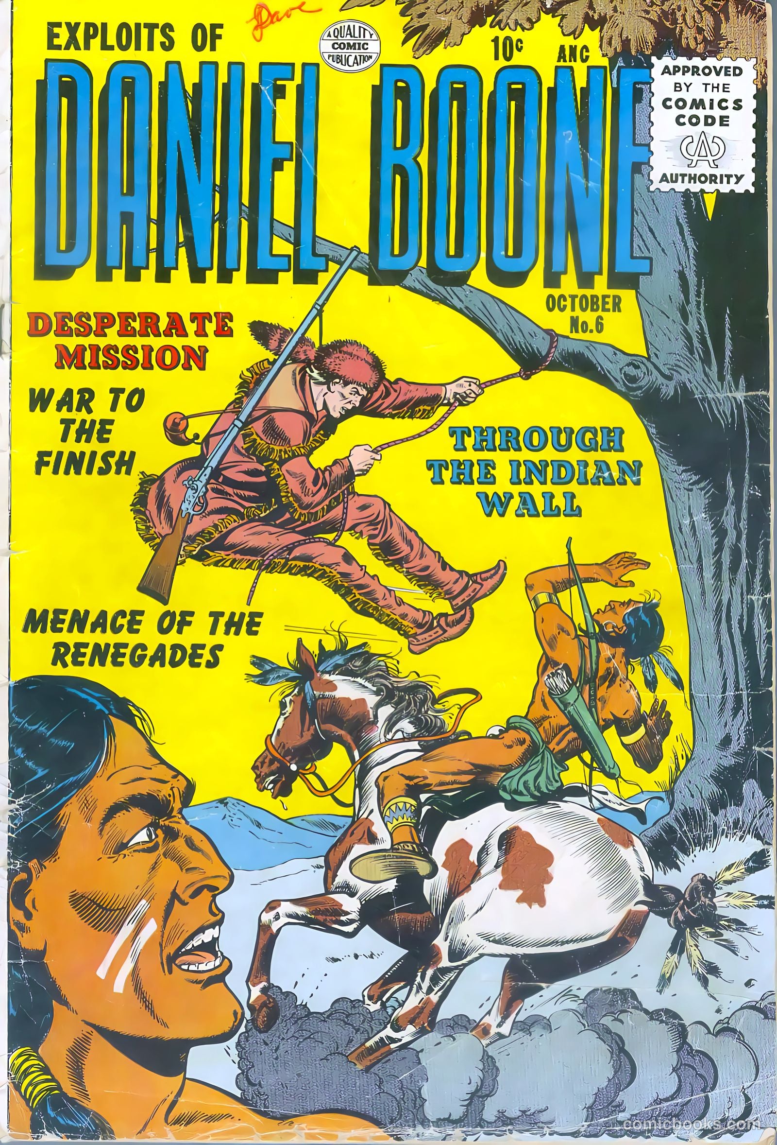 Exploits of Daniel Boone #6 — page 1 of 36