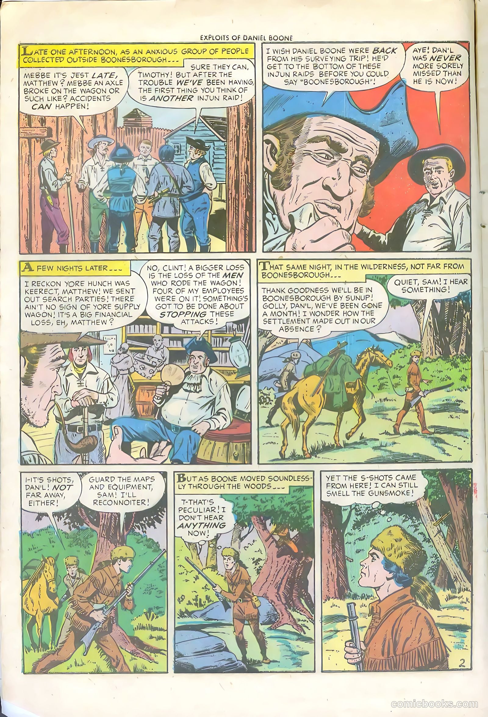 Exploits of Daniel Boone #6 — page 4 of 36