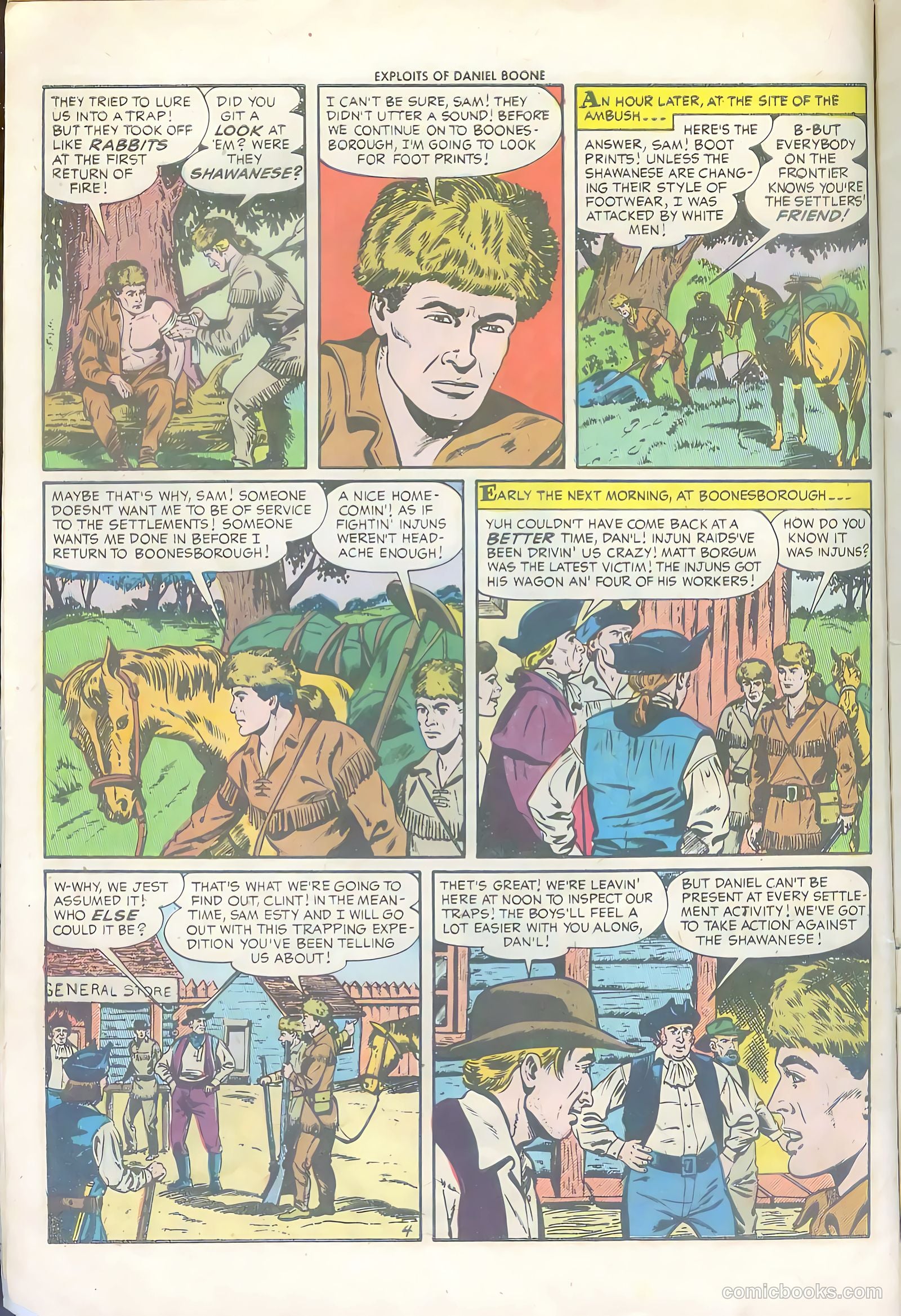 Exploits of Daniel Boone #6 — page 6 of 36