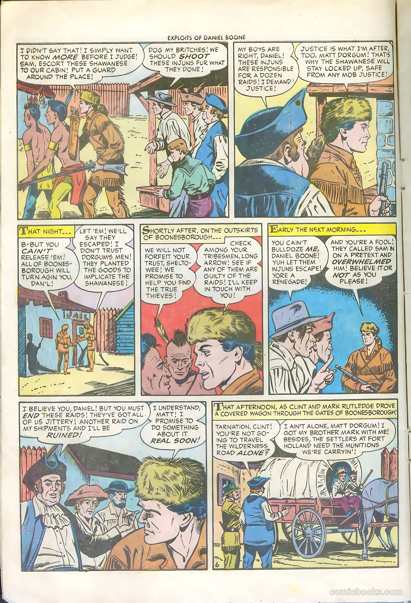 Exploits of Daniel Boone #6 — page 8 of 36