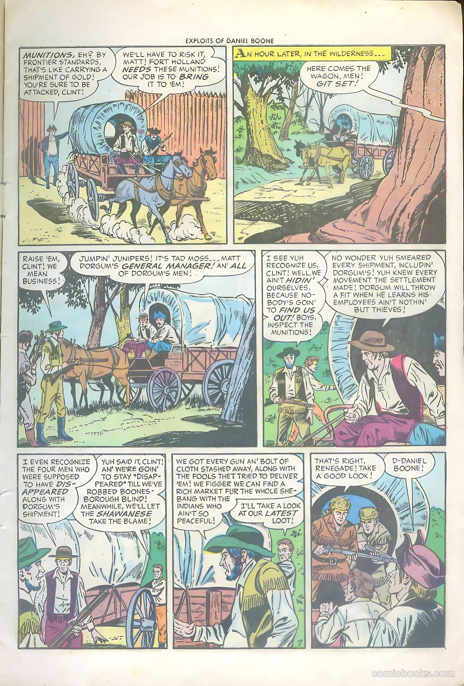 Exploits of Daniel Boone #6 — page 9 of 36