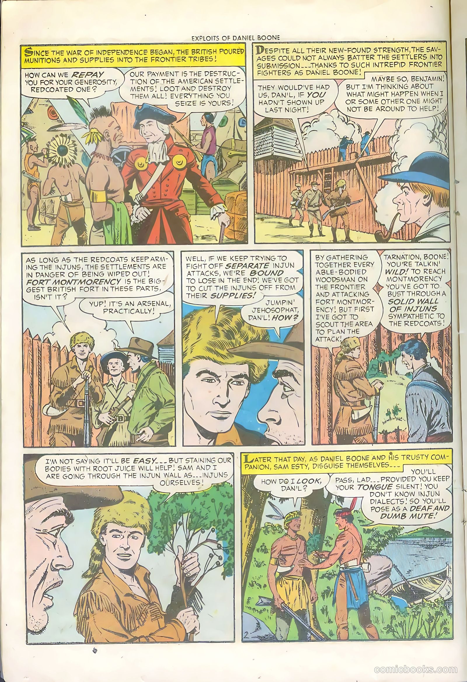 Exploits of Daniel Boone #6 — page 14 of 36
