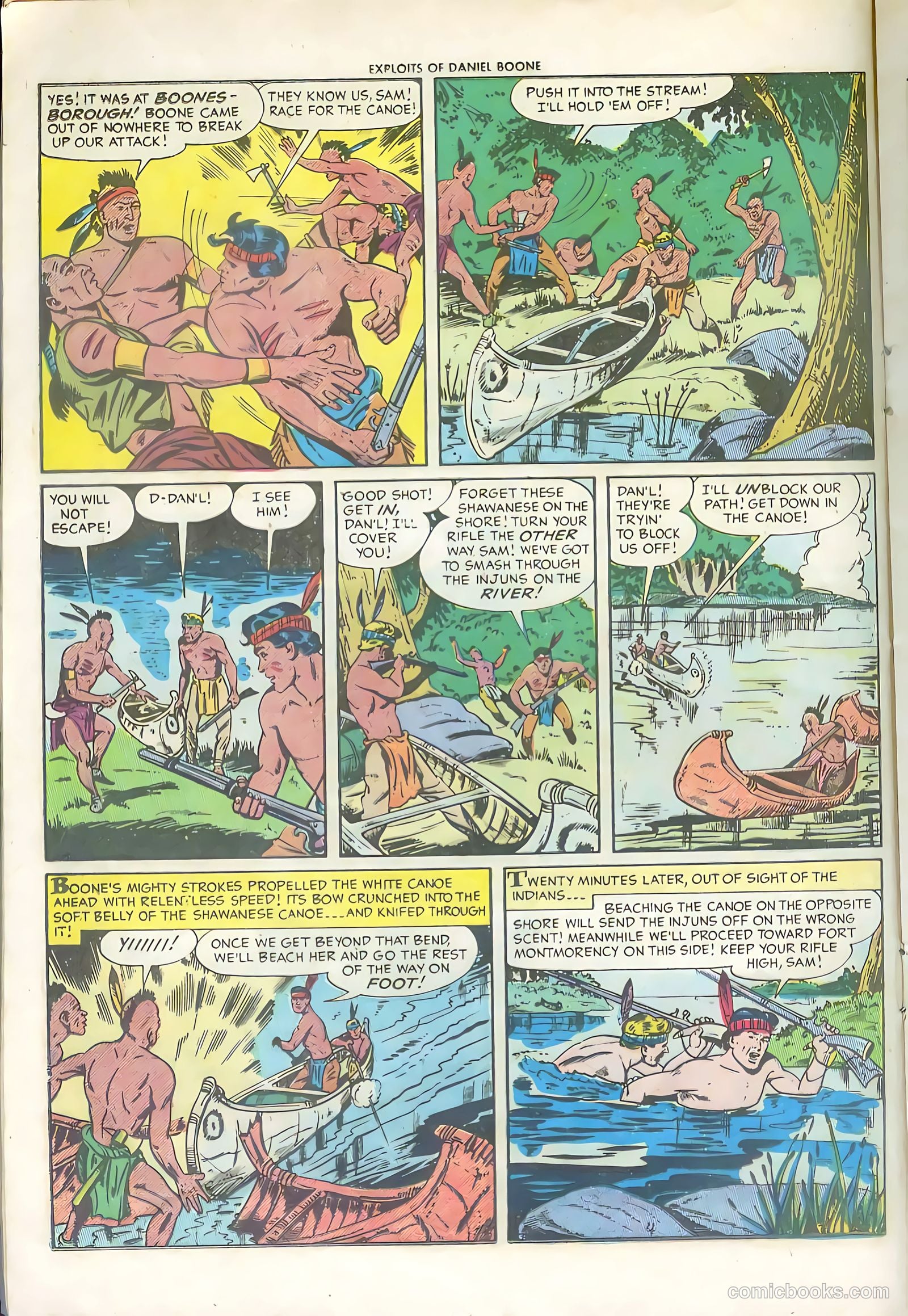 Exploits of Daniel Boone #6 — page 16 of 36